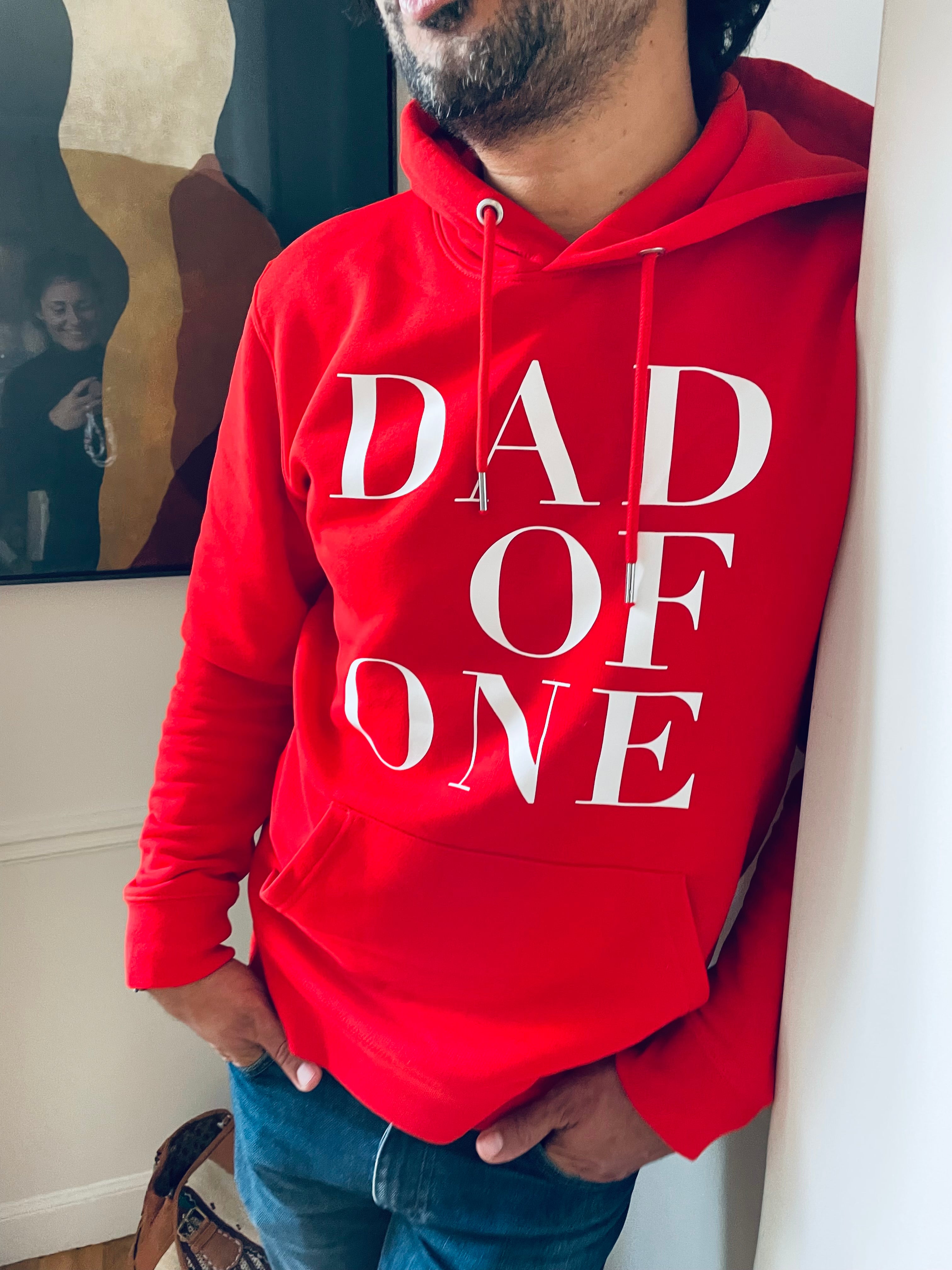 SWEAT-SHIRT À CAPUCHE DAD OF ROUGE