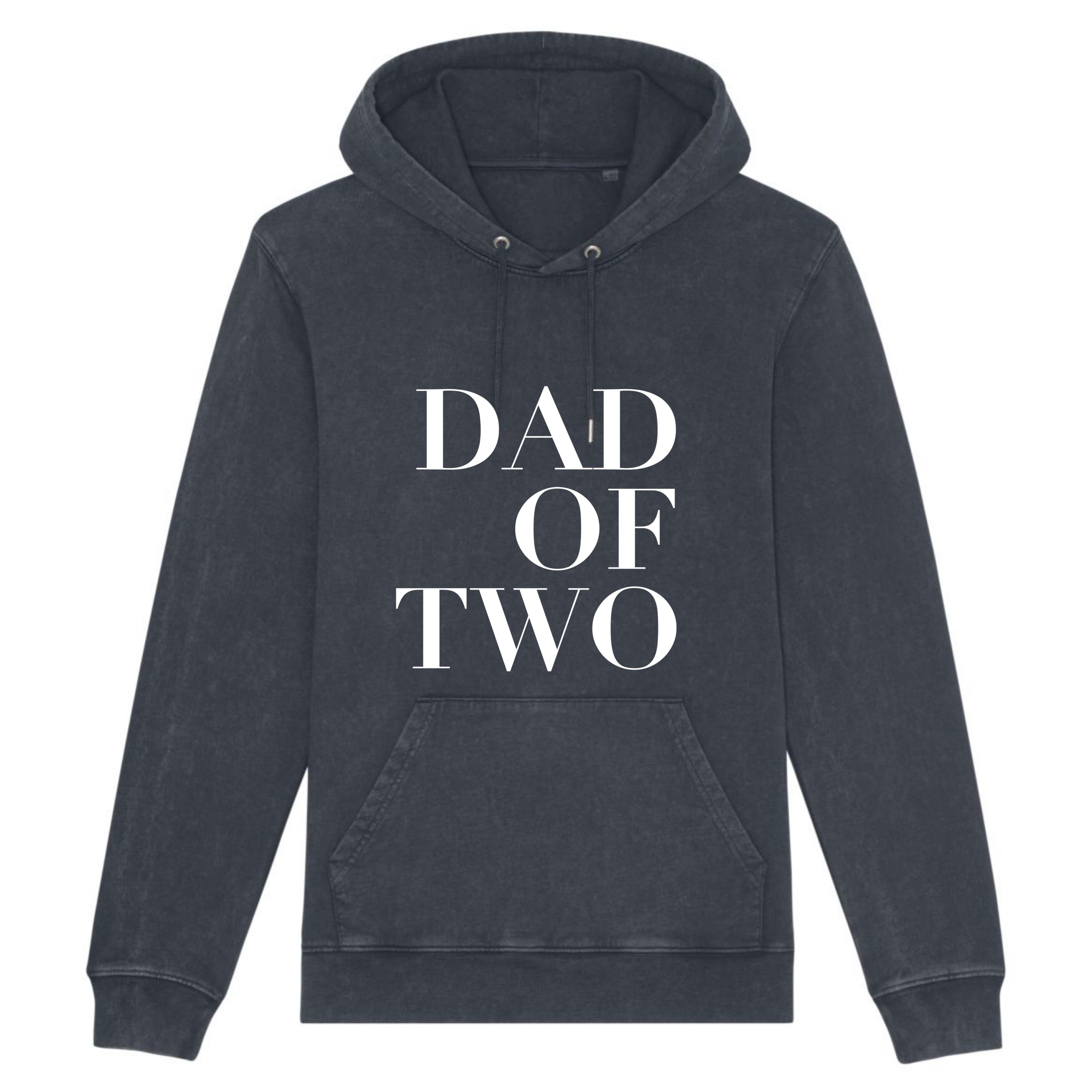 DAD OF VINTAGE CHARCOAL GREY HOODIE