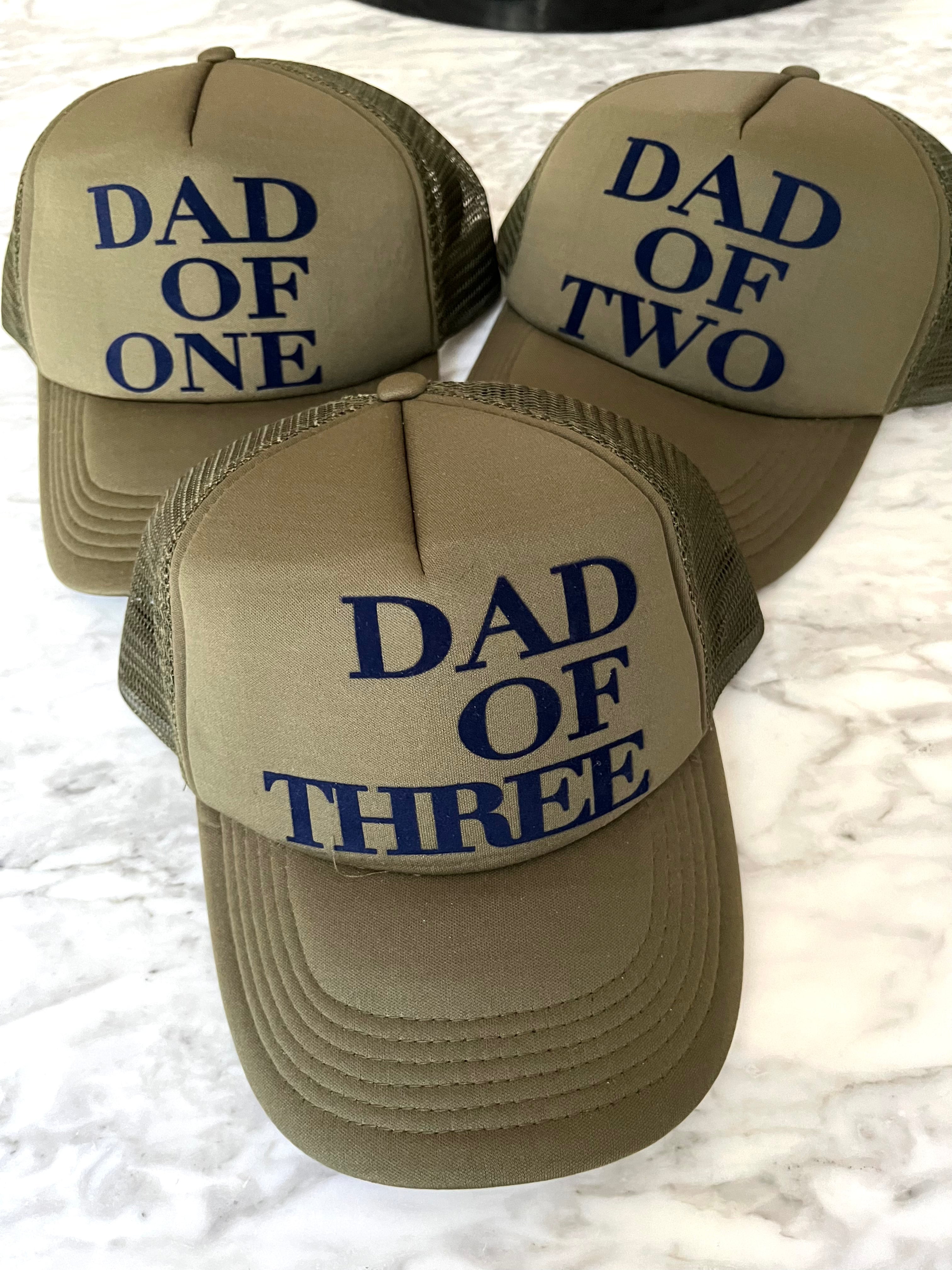 CASQUETTE DAD OF - KAKI FONCÉ- Disponibles pour les DAD OF ONE, TWO, THREE...