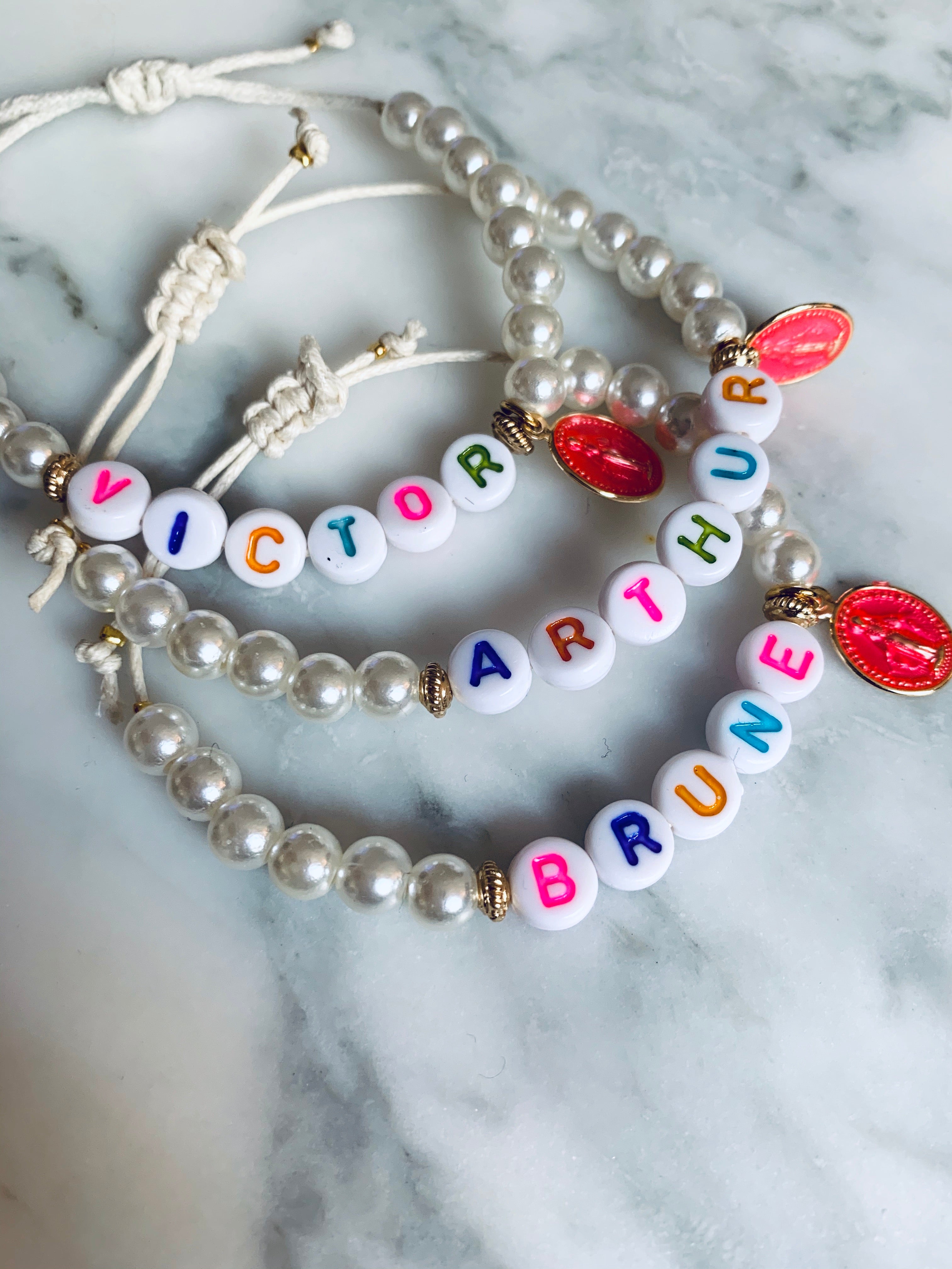 TRIO NAME BRACELET - CUSTOMIZABLE