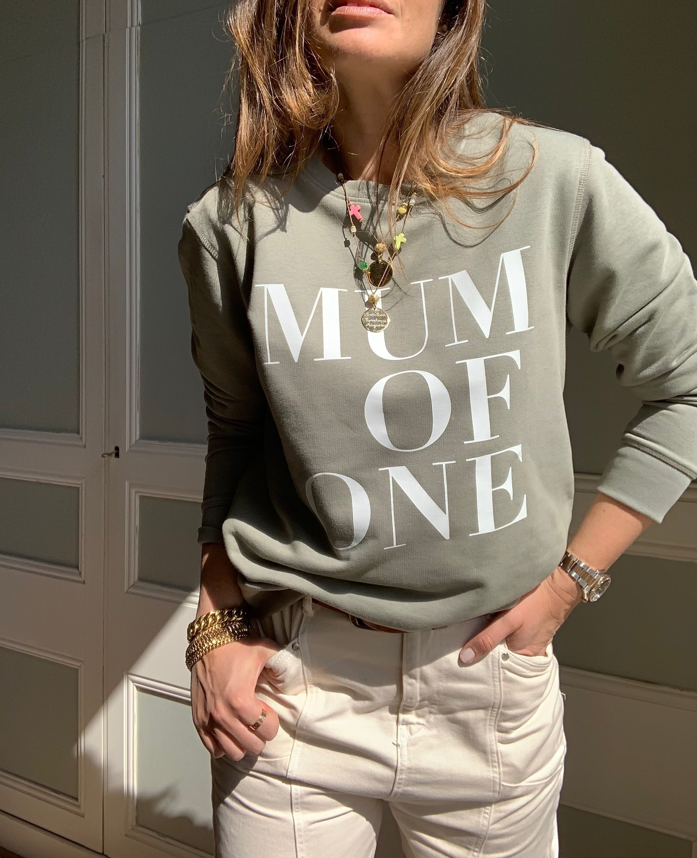 A KHAKI MUM OF FOUR sweatshirt