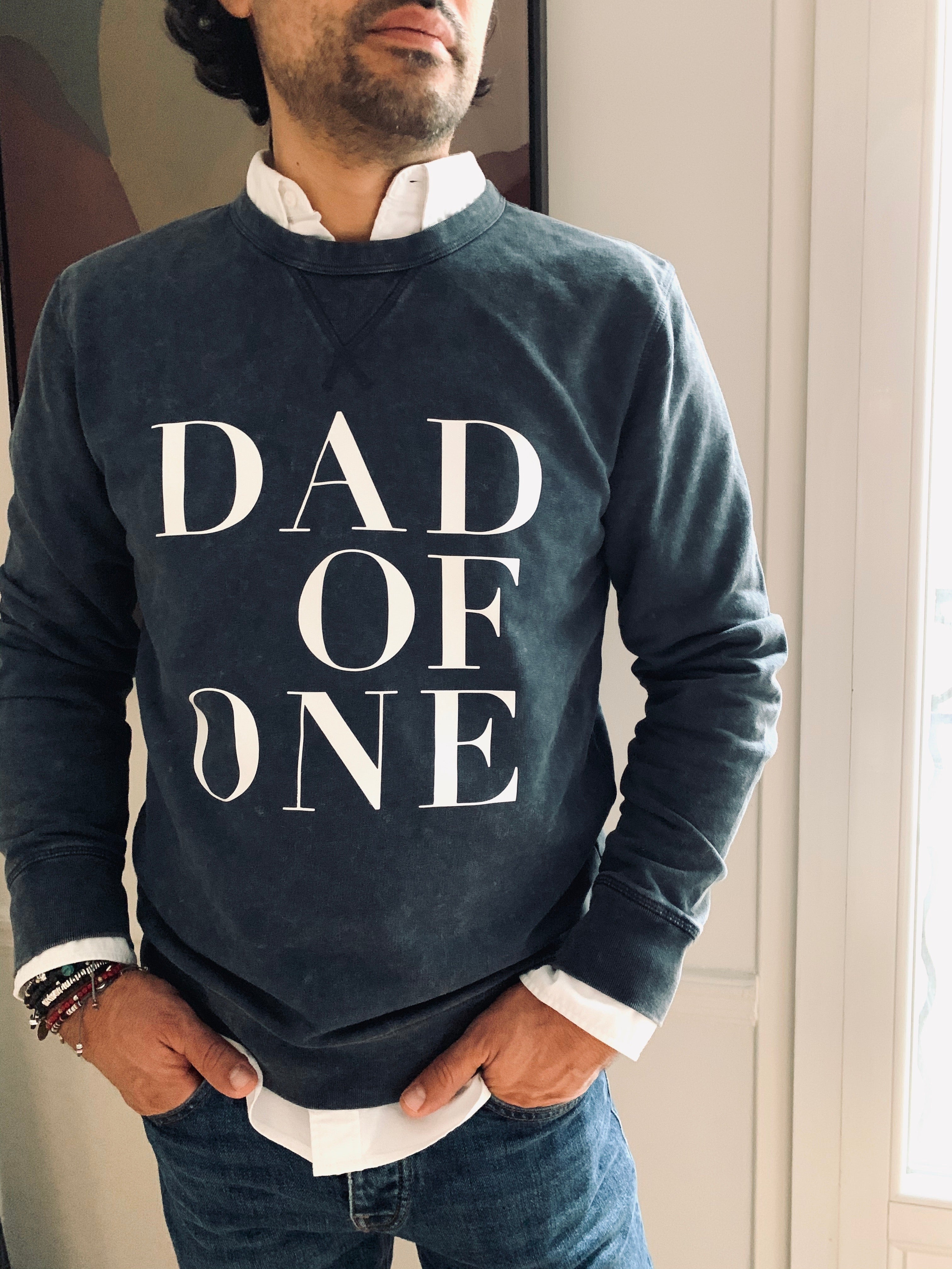 SWEAT SHIRT DAD OF VINTAGE ANTHRACITE