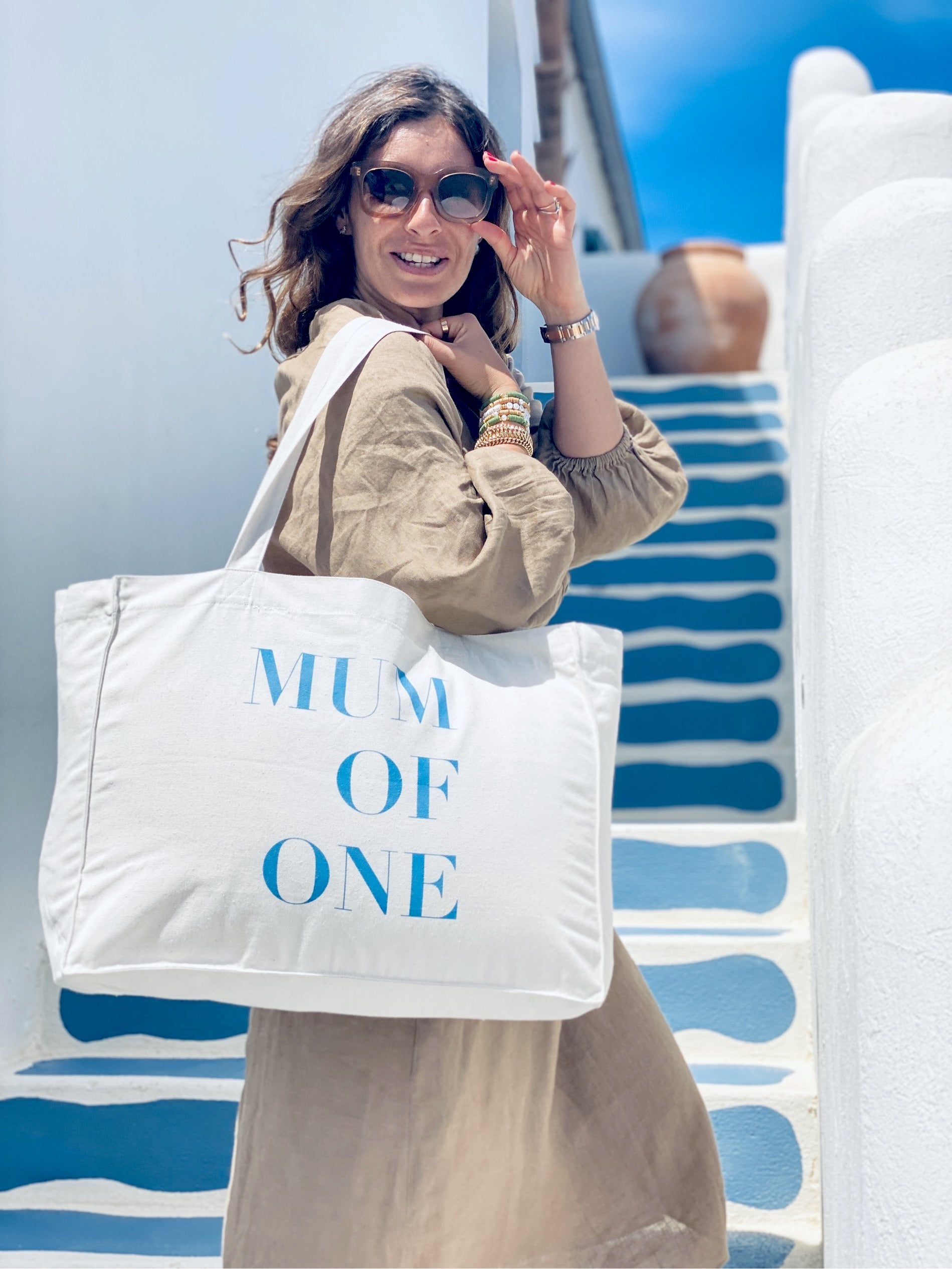 BEACH BAG BLEU