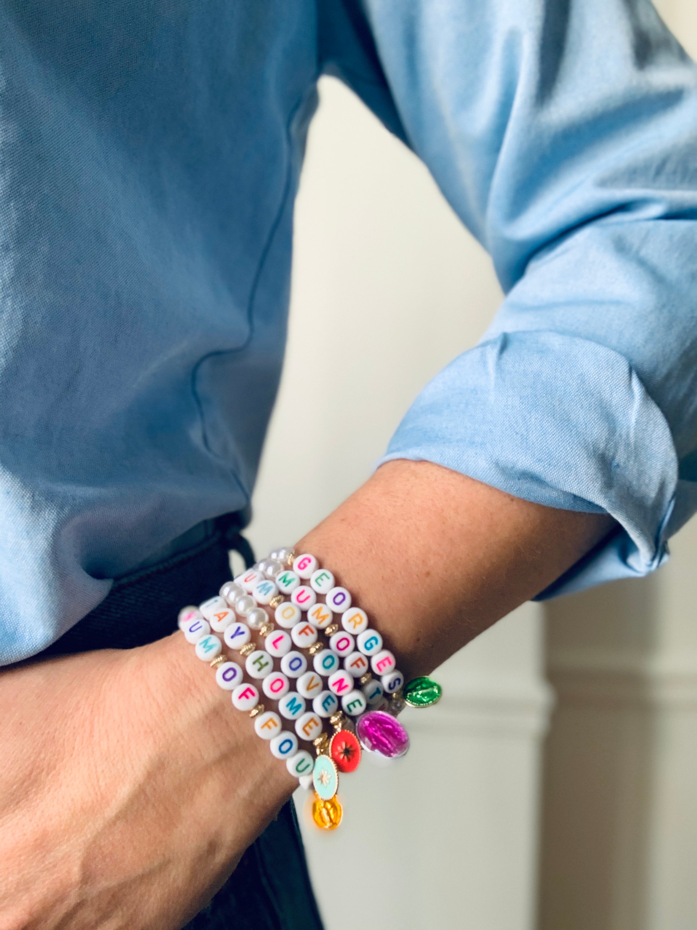 TRIO NAME BRACELET - CUSTOMIZABLE