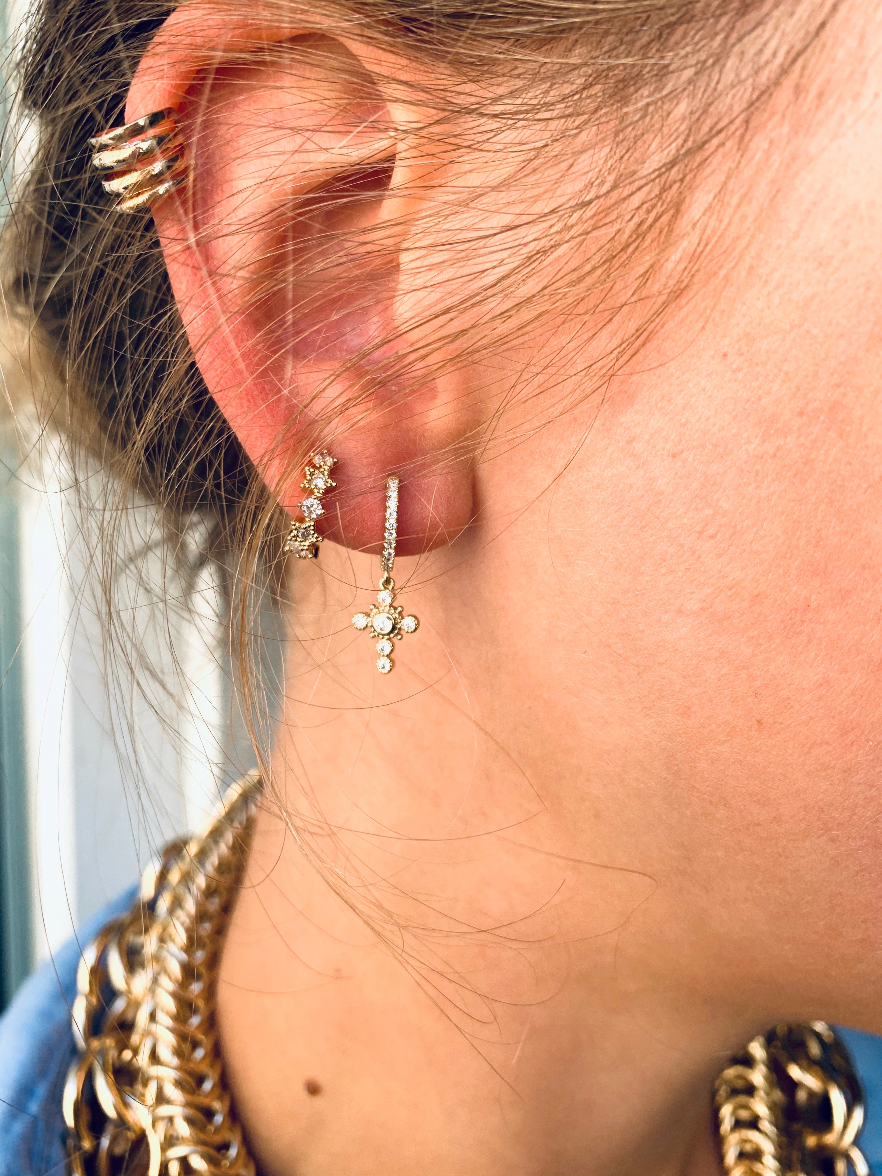 EAR CUFF CALISTA 4 rings