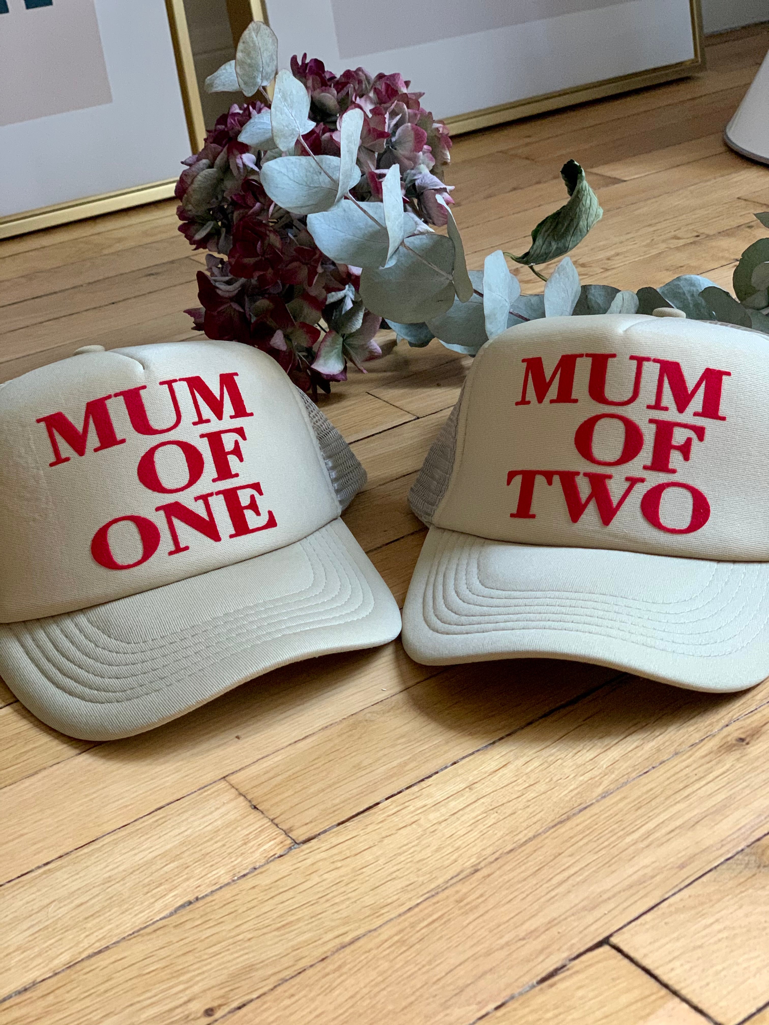 MUM OF CAP - SAND - Available for MUM OF ONE, TWO, THREE...
