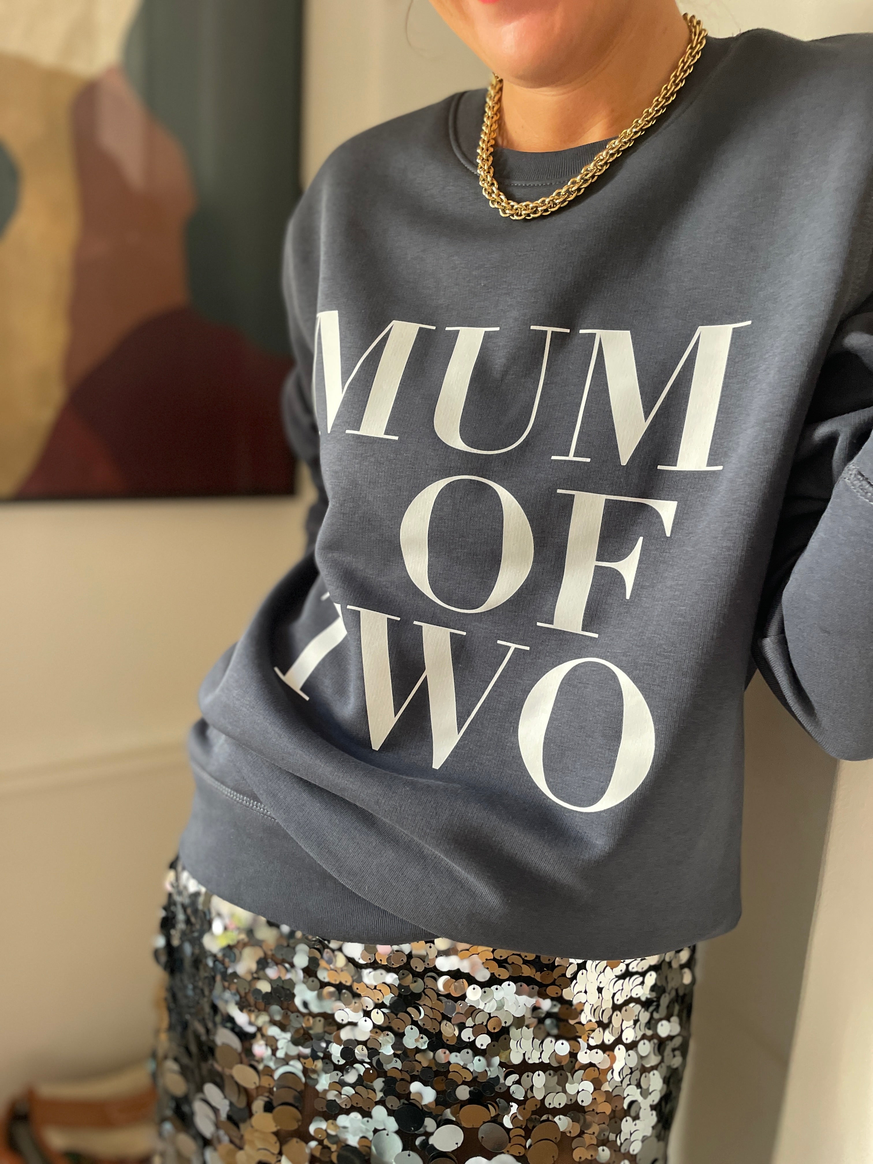 A Sweat-shirt ANTHRACITE MUM OF TWO