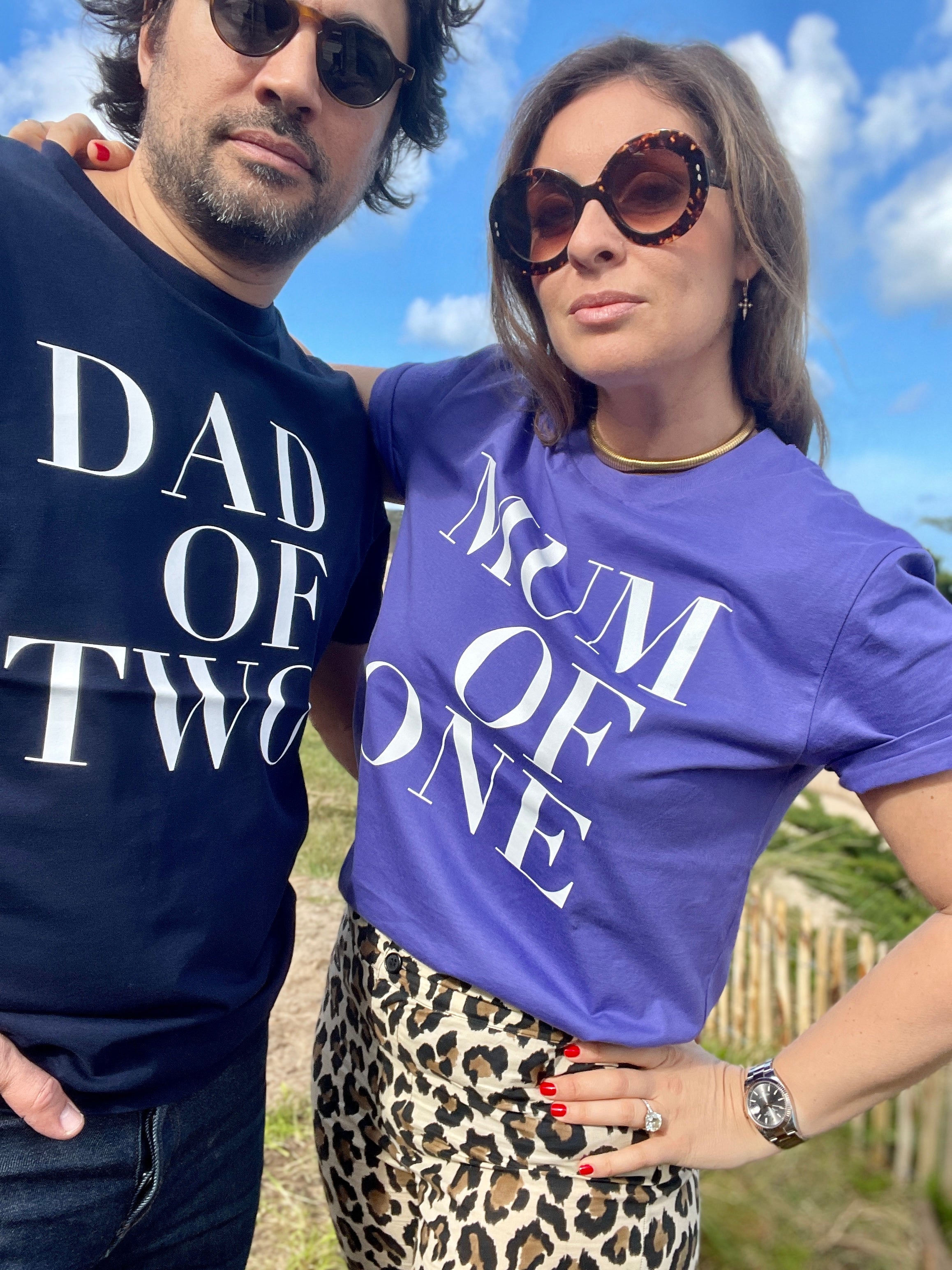 A KAKI DAD OF FOUR Navy Blue T-Shirt