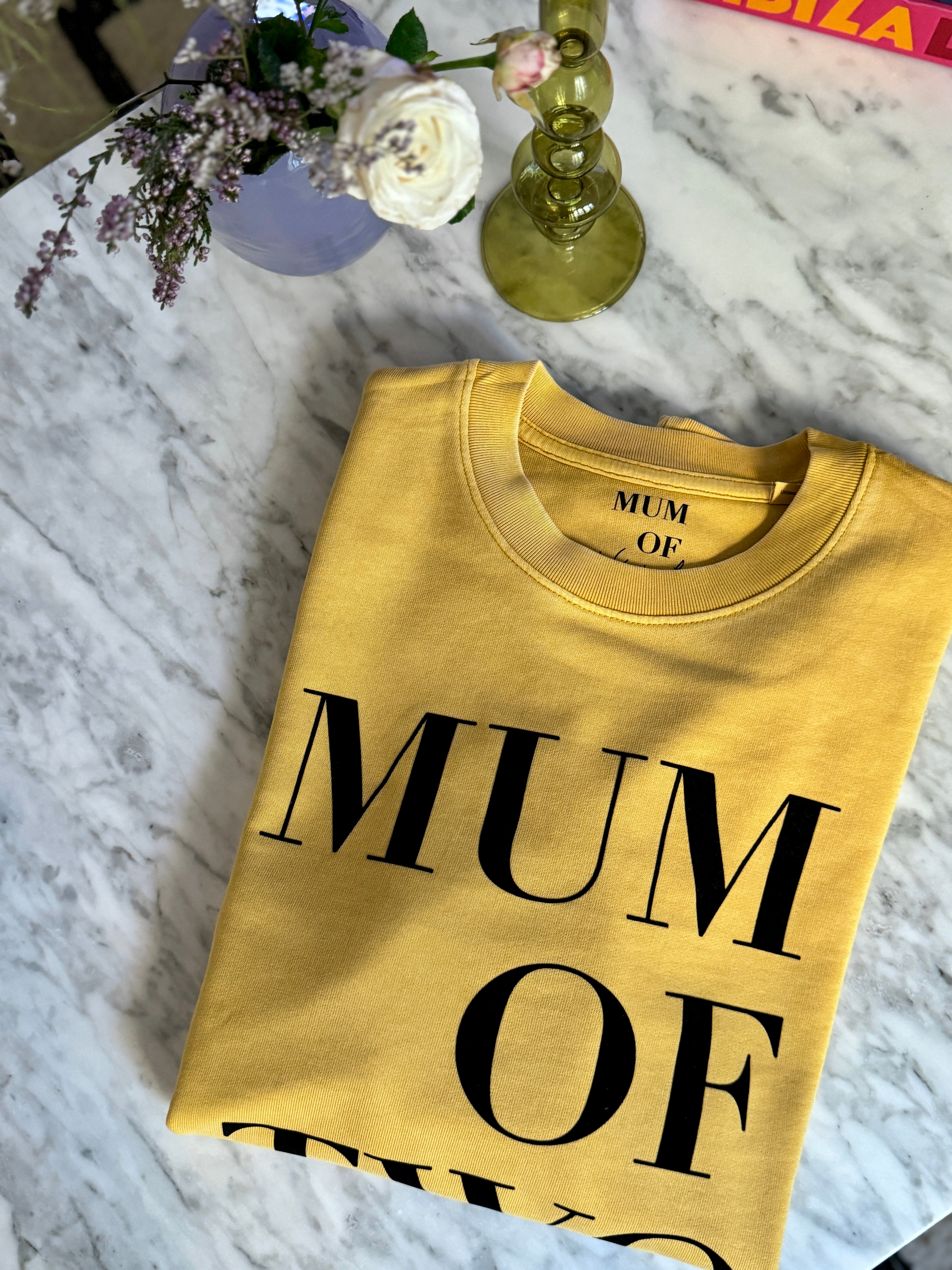 SWEAT-SHIRT VERONIKA X MUM OF JAUNE VINTAGE & NOIR