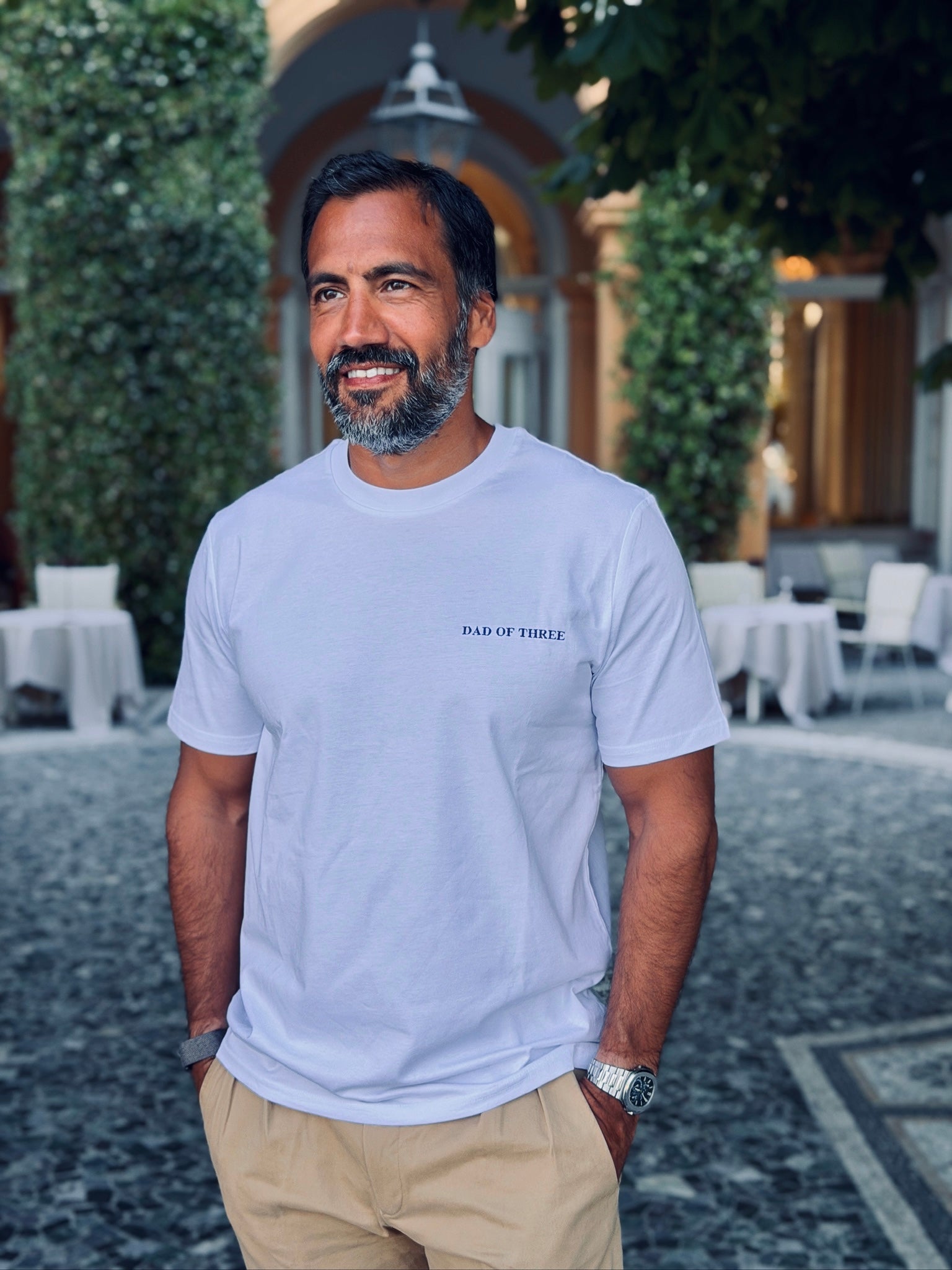 EMBROIDERED T-SHIRT DAD OF ONE, DAD OF TWO, DAD OF THREE, DAD OF FOUR...