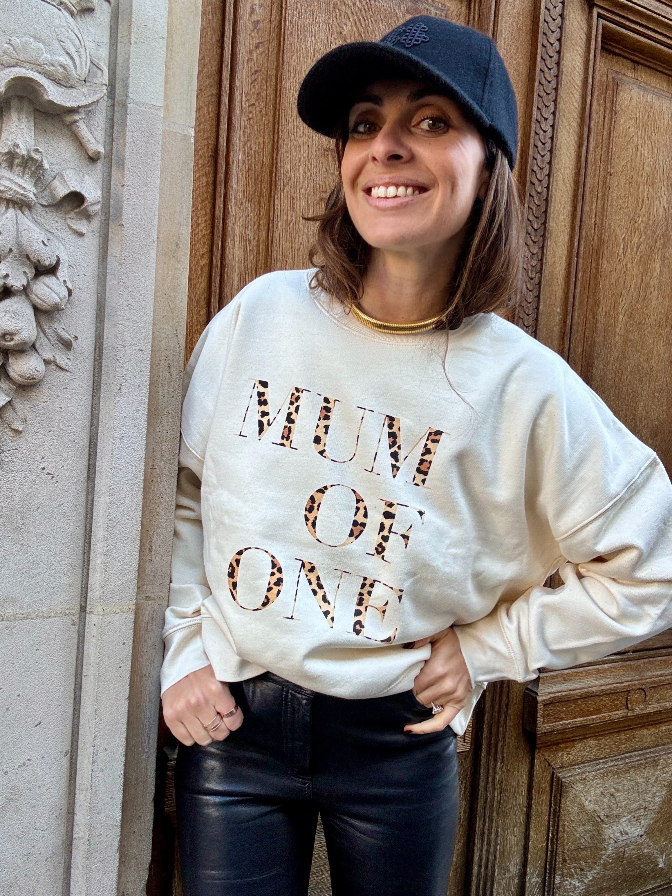 SWEAT-SHIRT MUM OF : LEOPARD ALMA