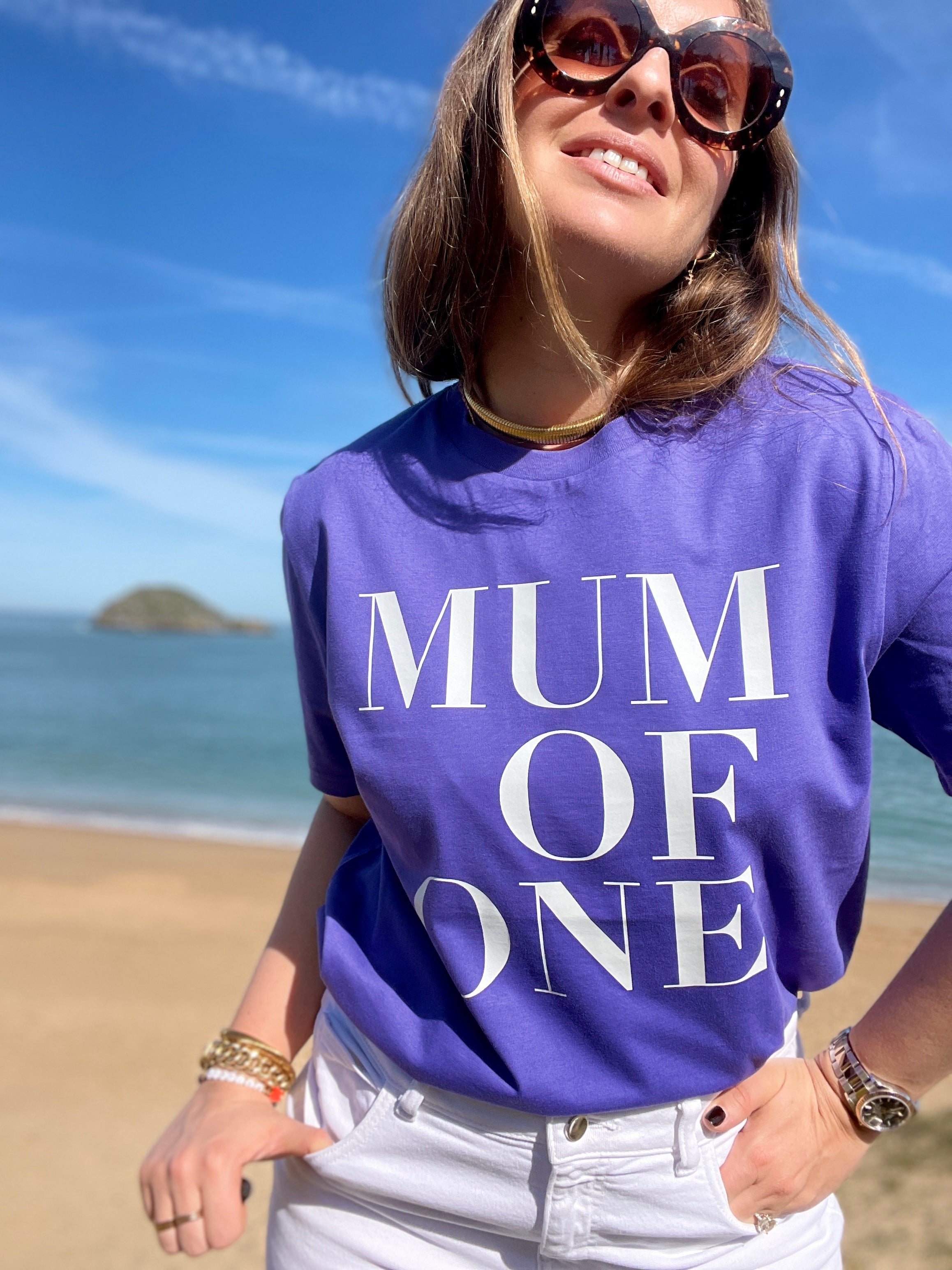 T-SHIRT VIOLET MUM OF