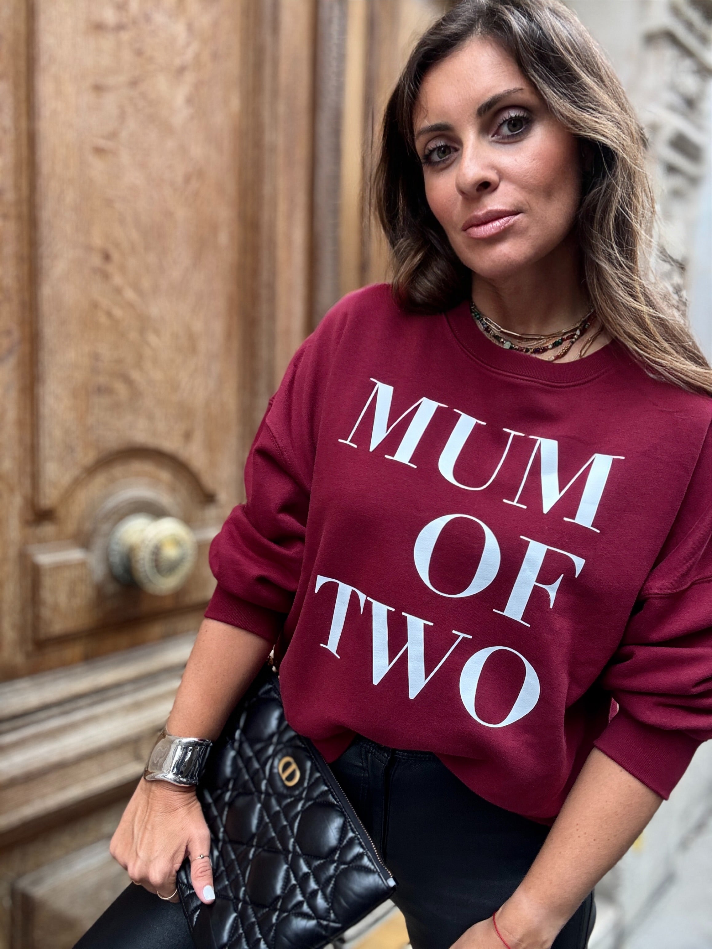 SWEAT-SHIRT BORDEAUX