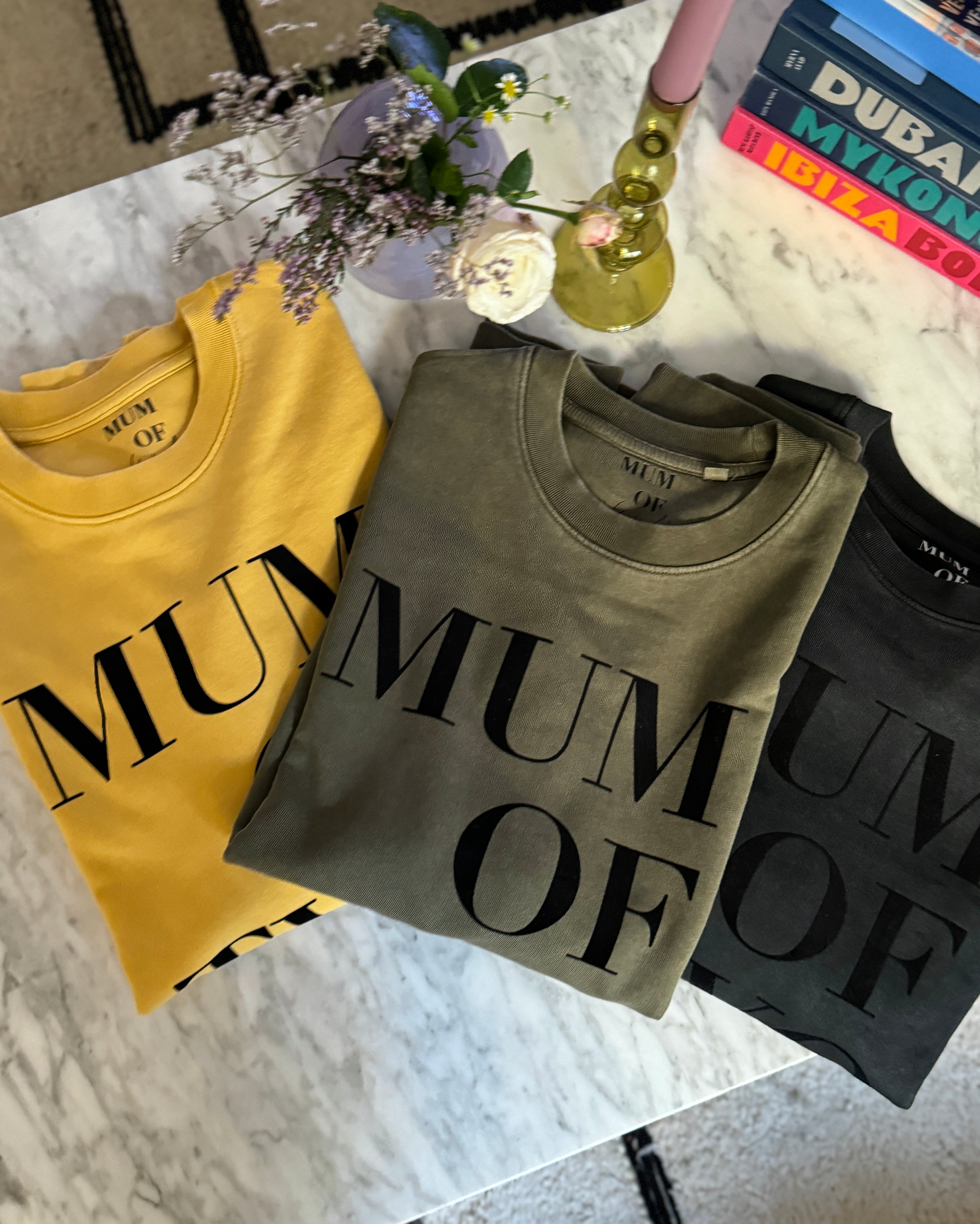 SWEAT-SHIRT VERONIKA X MUM OF JAUNE VINTAGE & NOIR