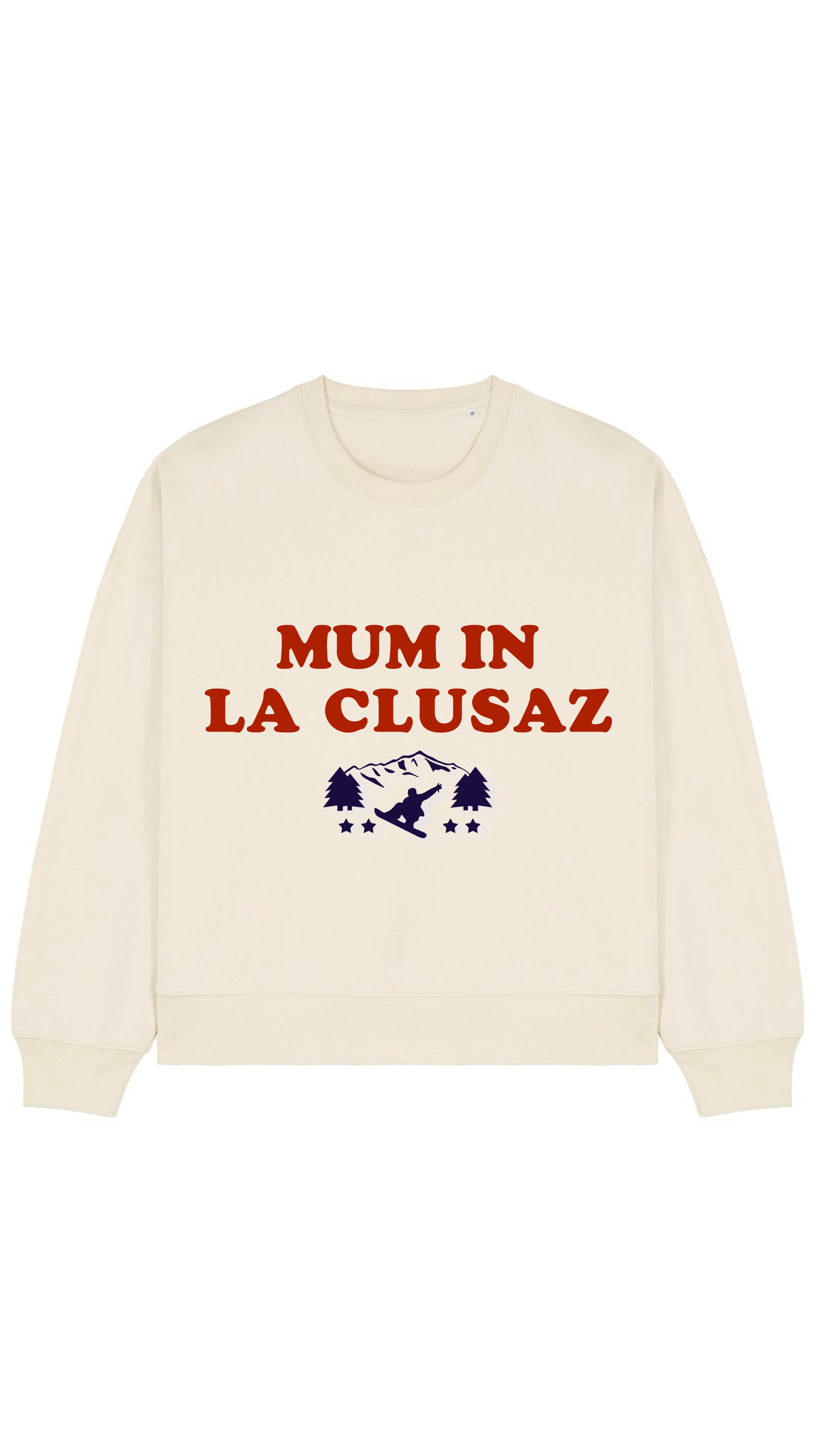 SWEAT-SHIRT MUM IS SKIING ( Personnalisable)