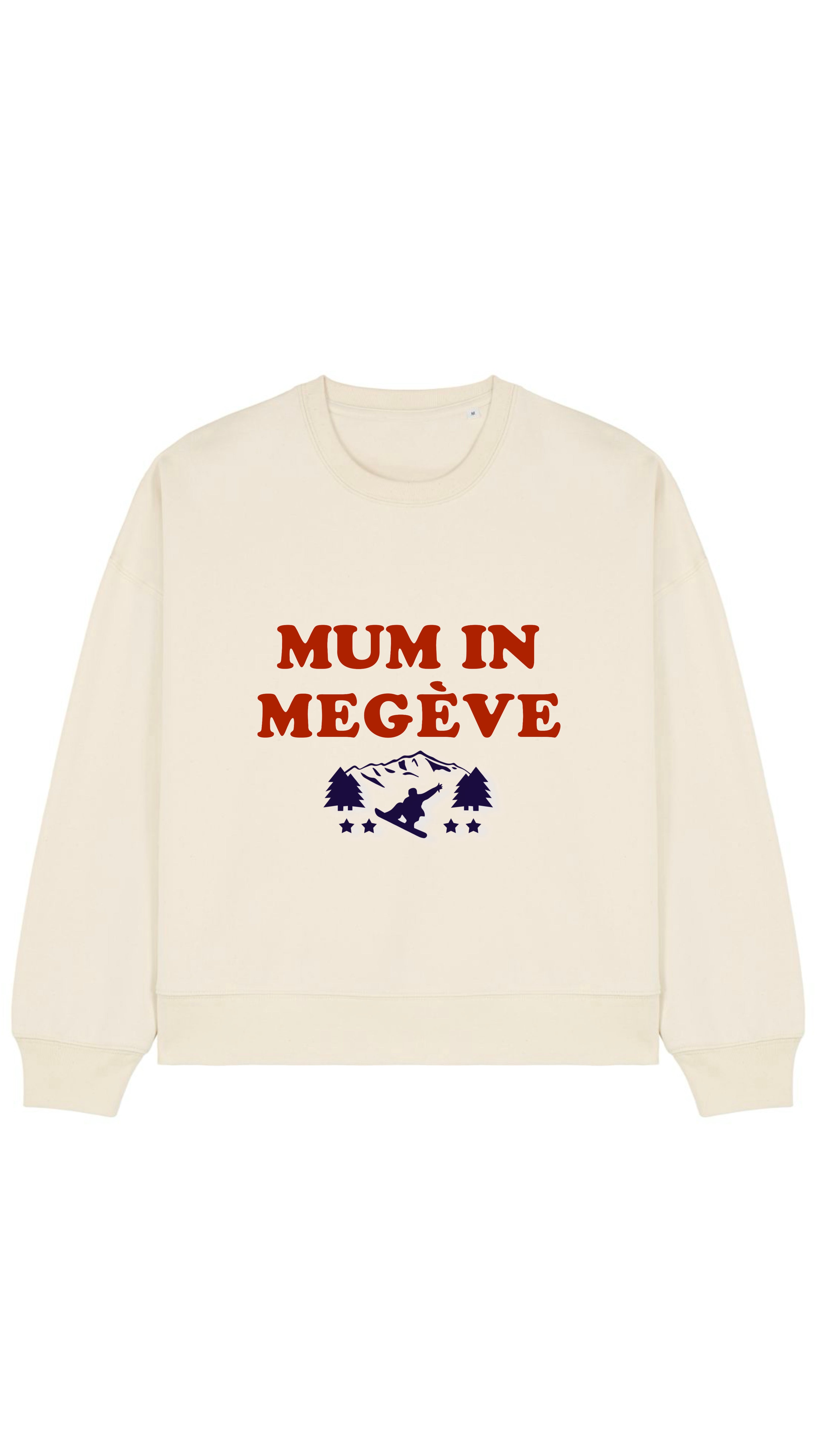 SWEAT-SHIRT MUM IS SKIING ( Personnalisable)