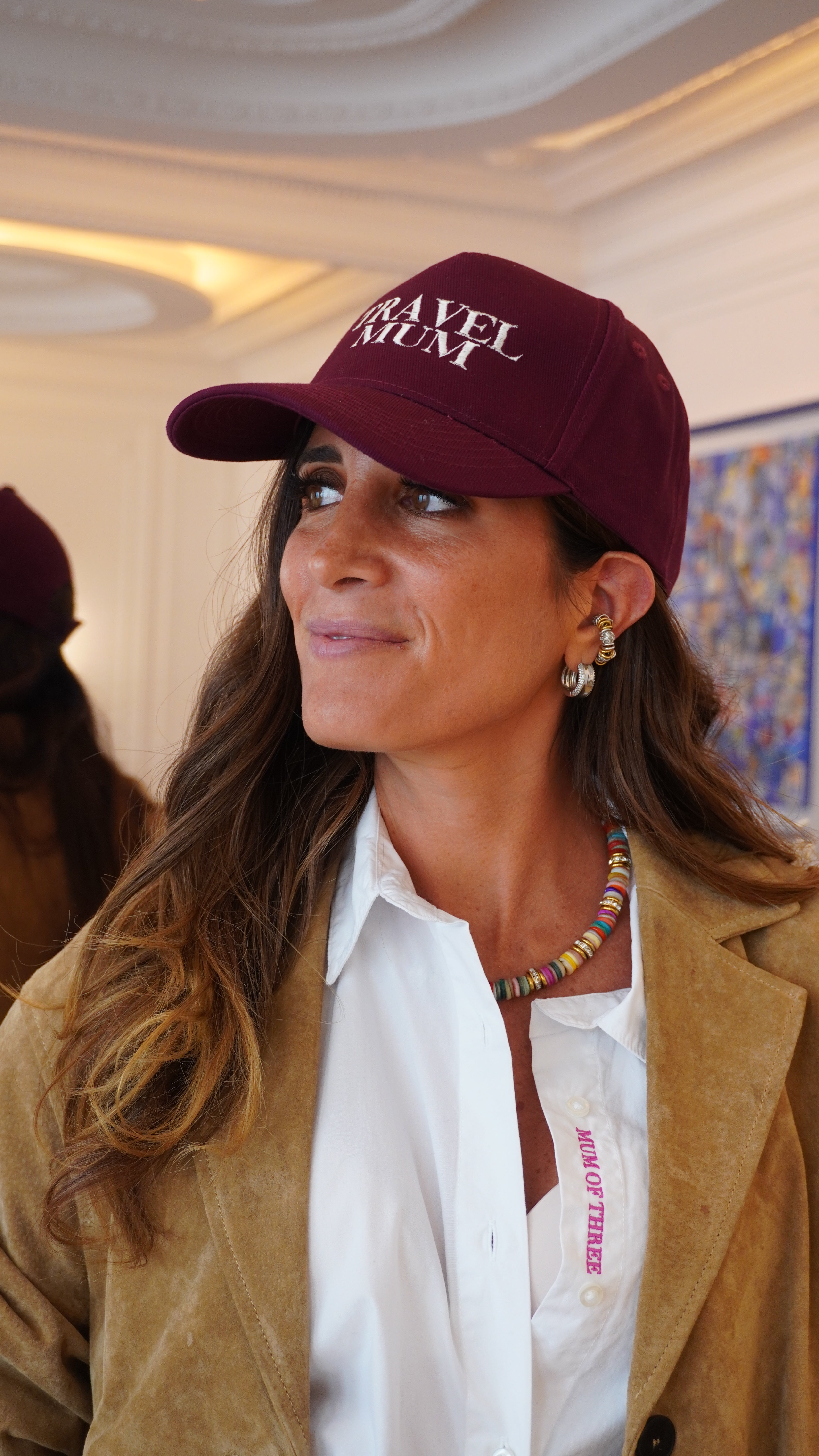 CASQUETTE BORDEAUX TRAVEL MUM