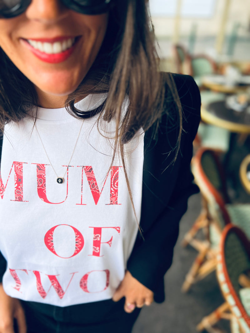 T-SHIRT BANDANA MUM OF ONE, TWO, THREE...