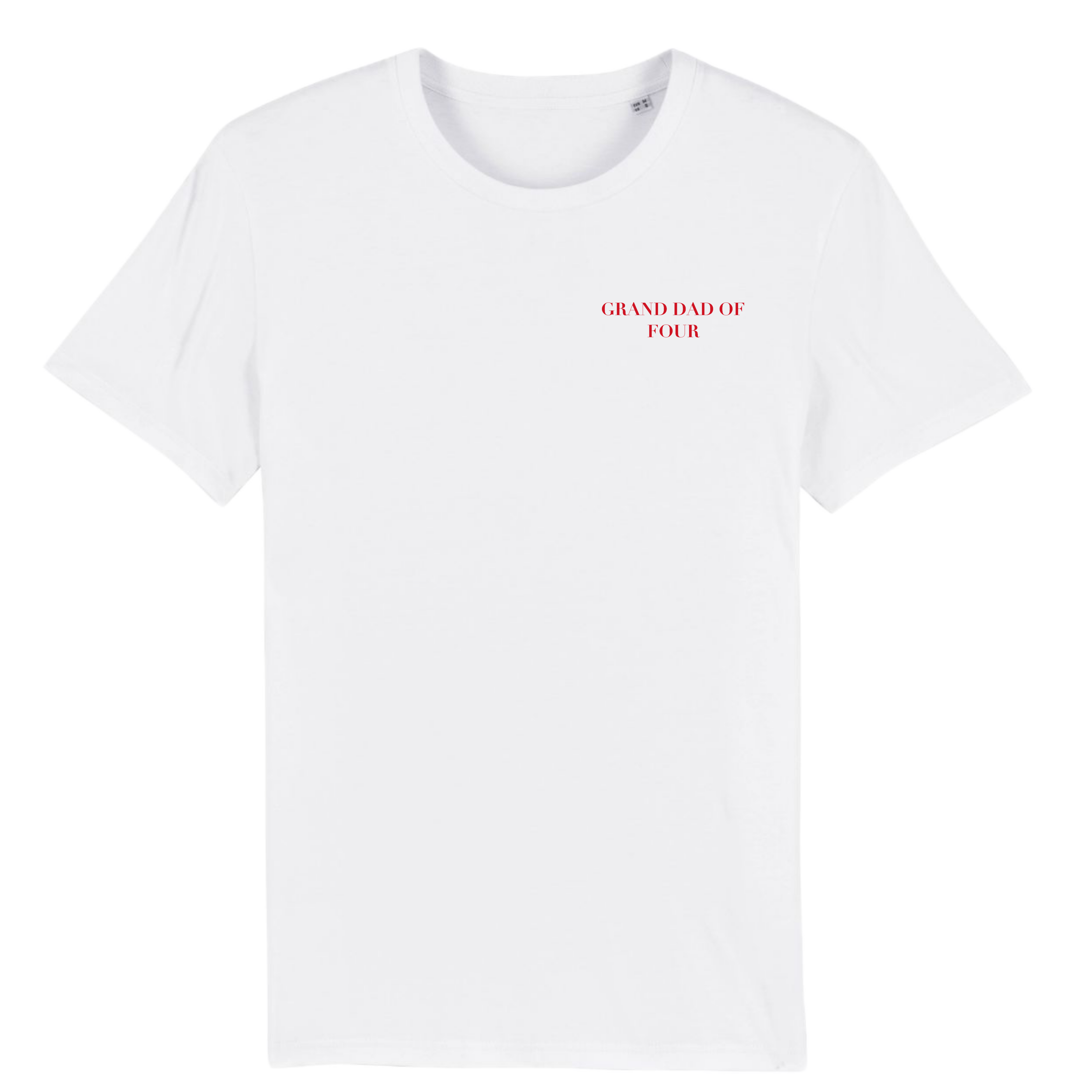 T-SHIRT BLANC BRODÉ GRAND DAD OF...