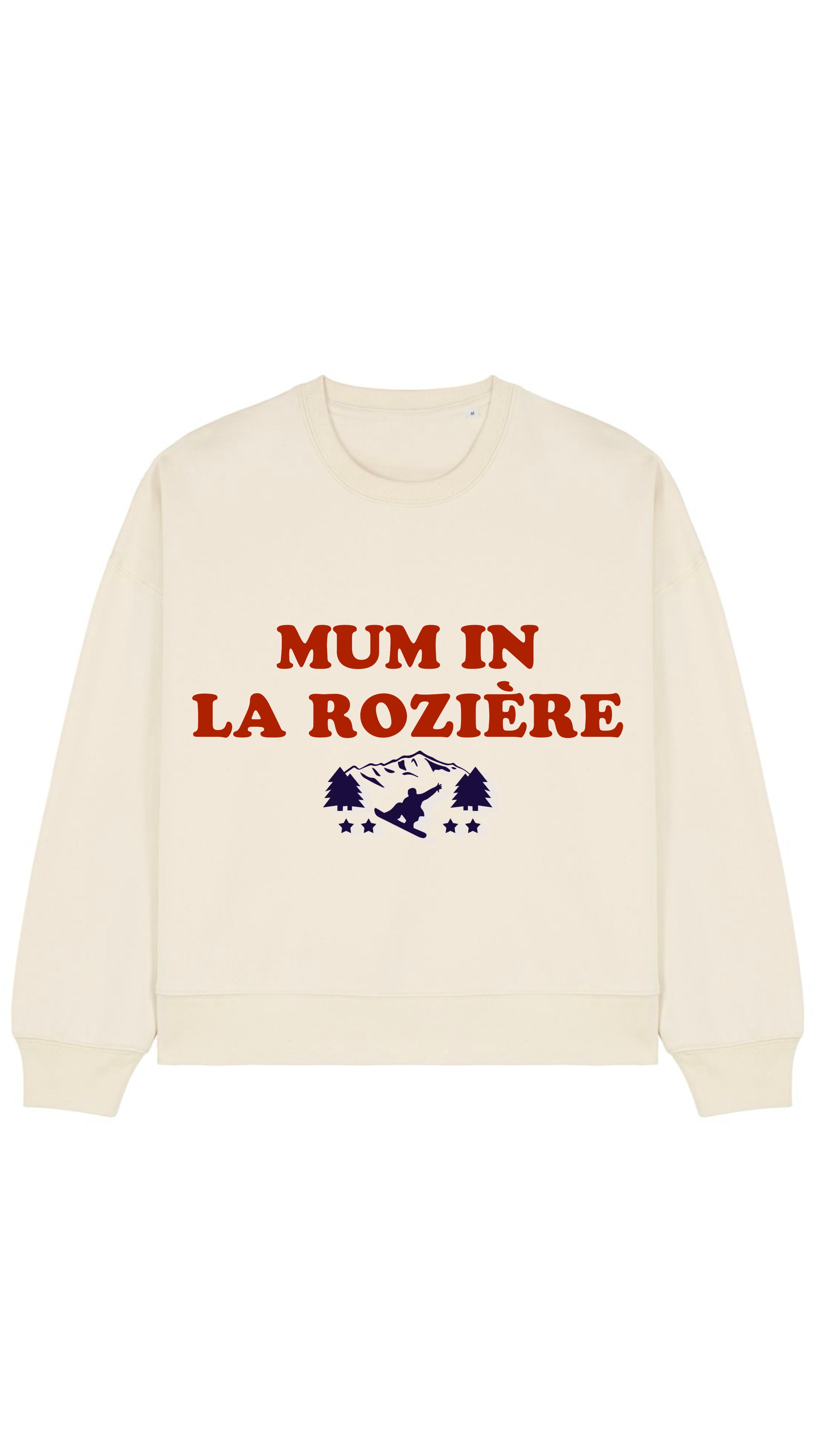 SWEAT-SHIRT MUM IS SKIING ( Personnalisable)