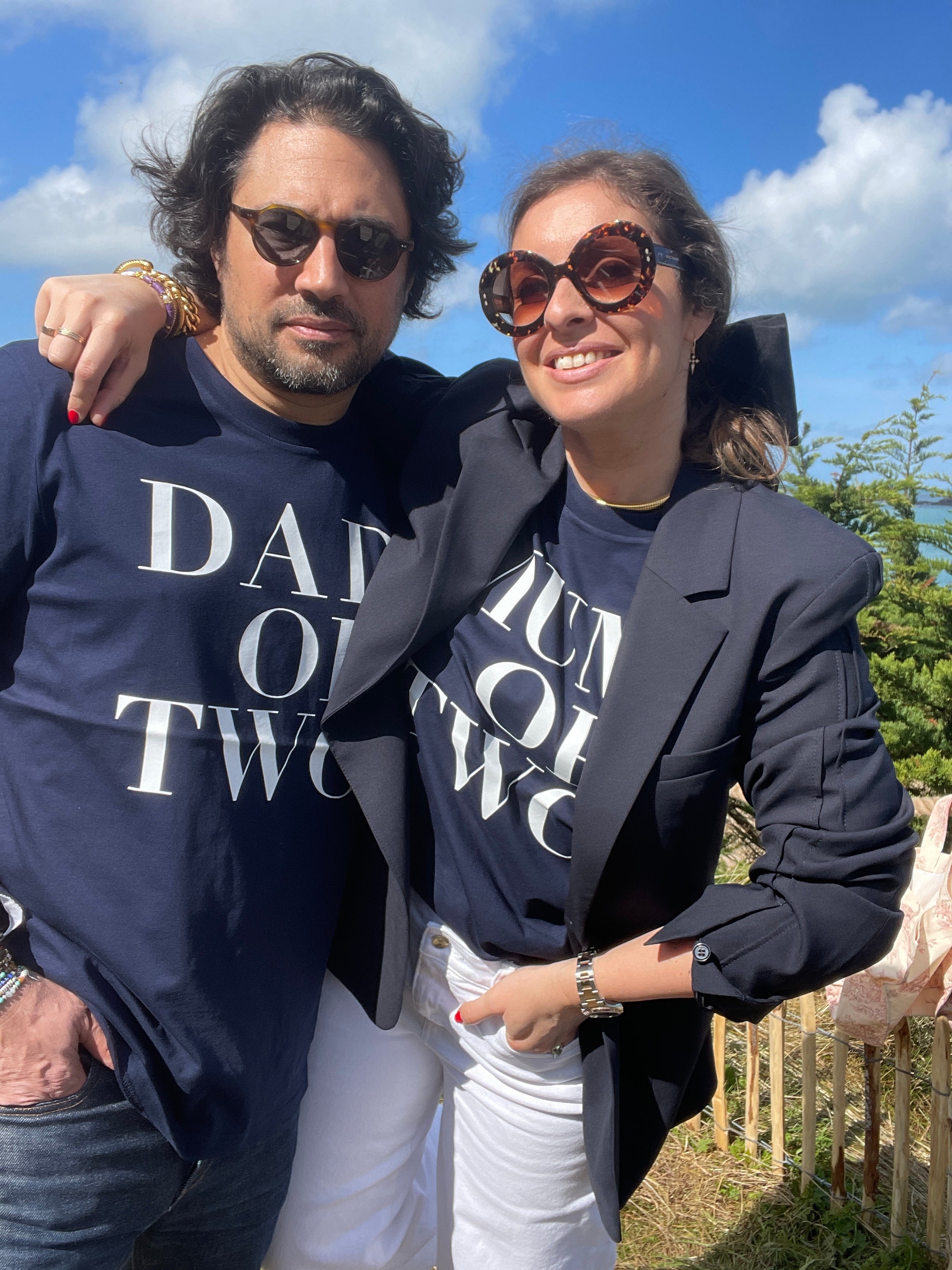 A KAKI DAD OF FOUR Navy Blue T-Shirt