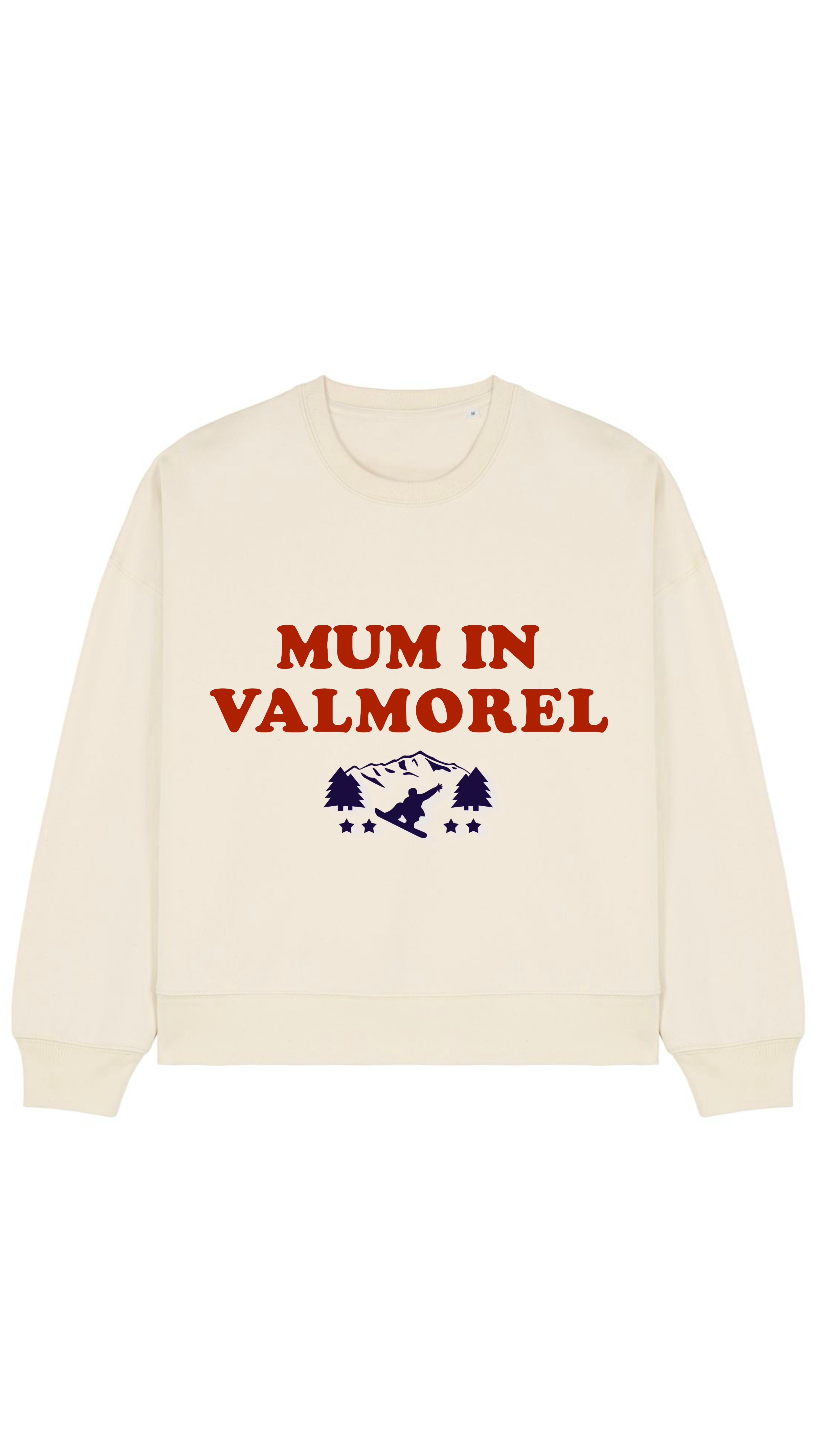 SWEAT-SHIRT MUM IS SKIING ( Personnalisable)