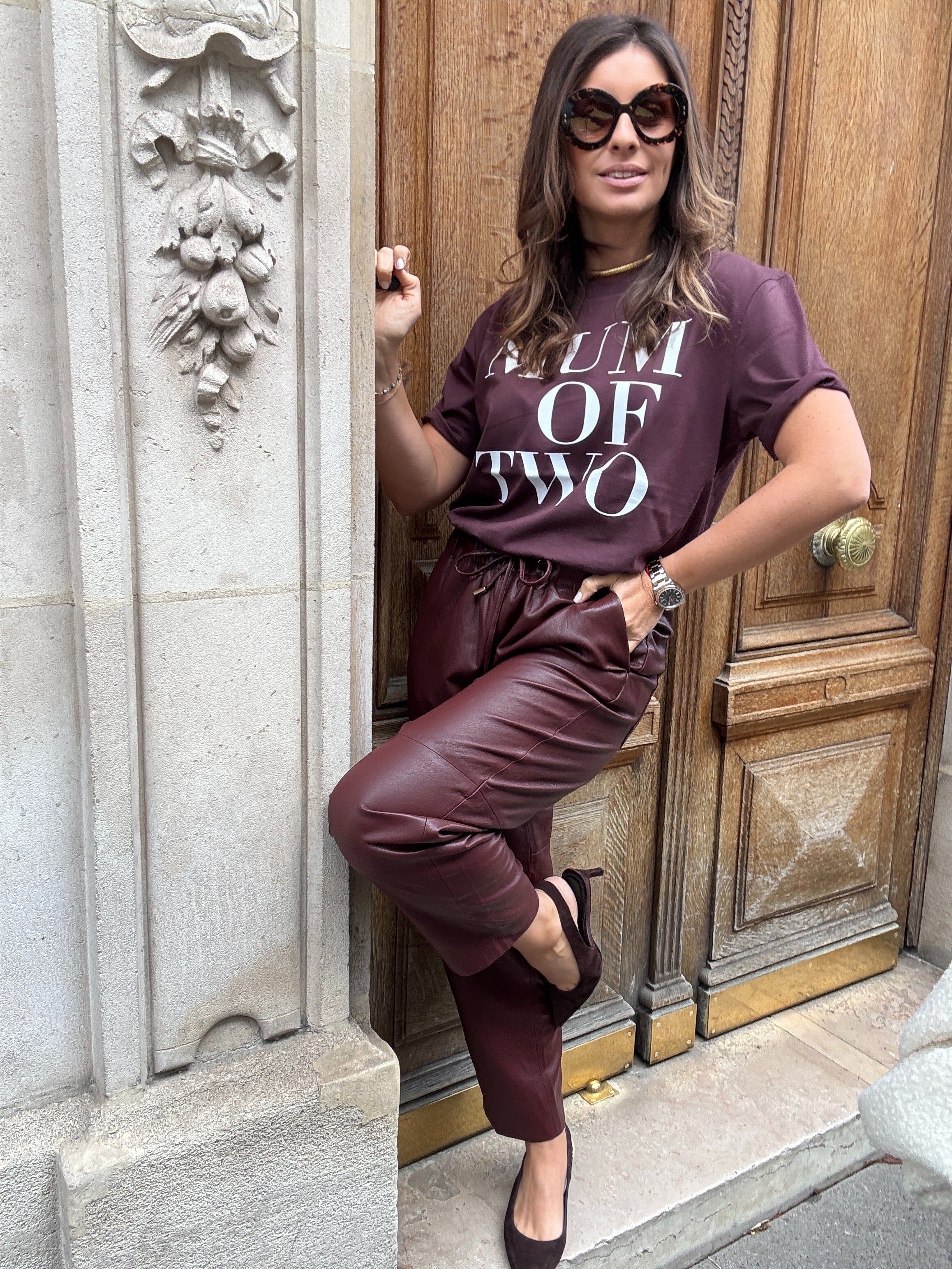 T-SHIRT CHOCOLAT MUM OF ONE, TWO, THREE...