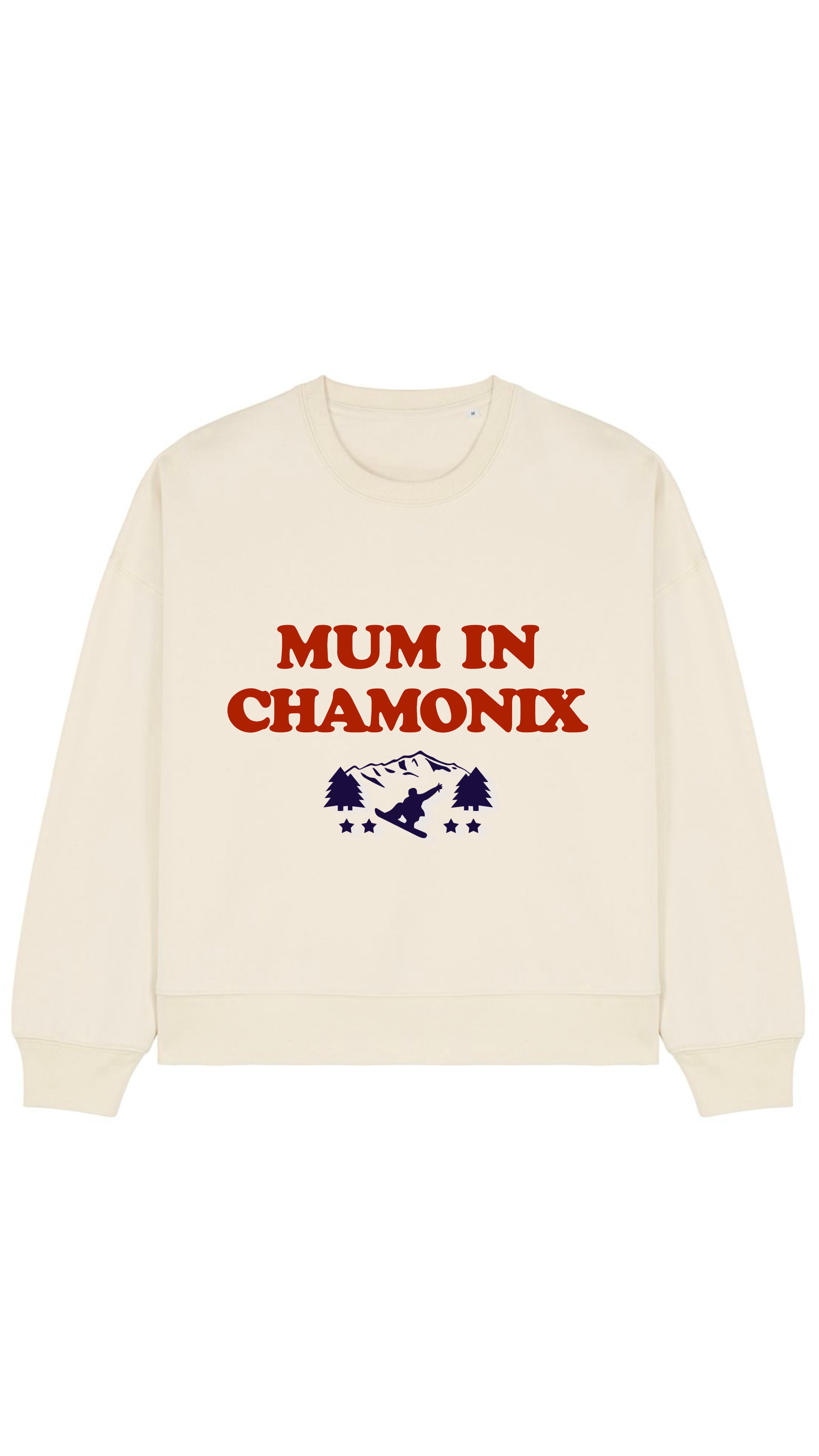 SWEAT-SHIRT MUM IS SKIING ( Personnalisable)