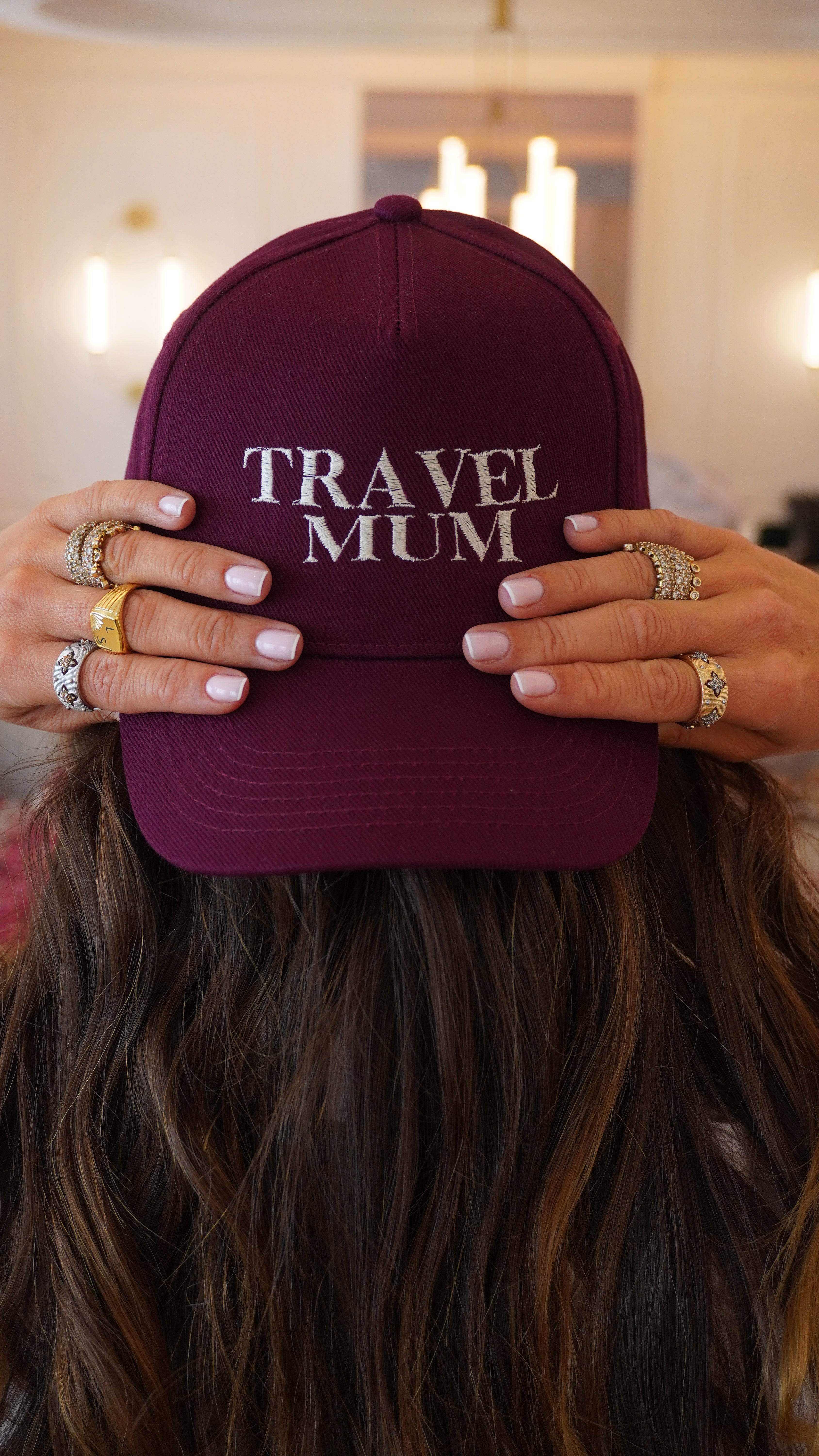 CASQUETTE BORDEAUX TRAVEL MUM