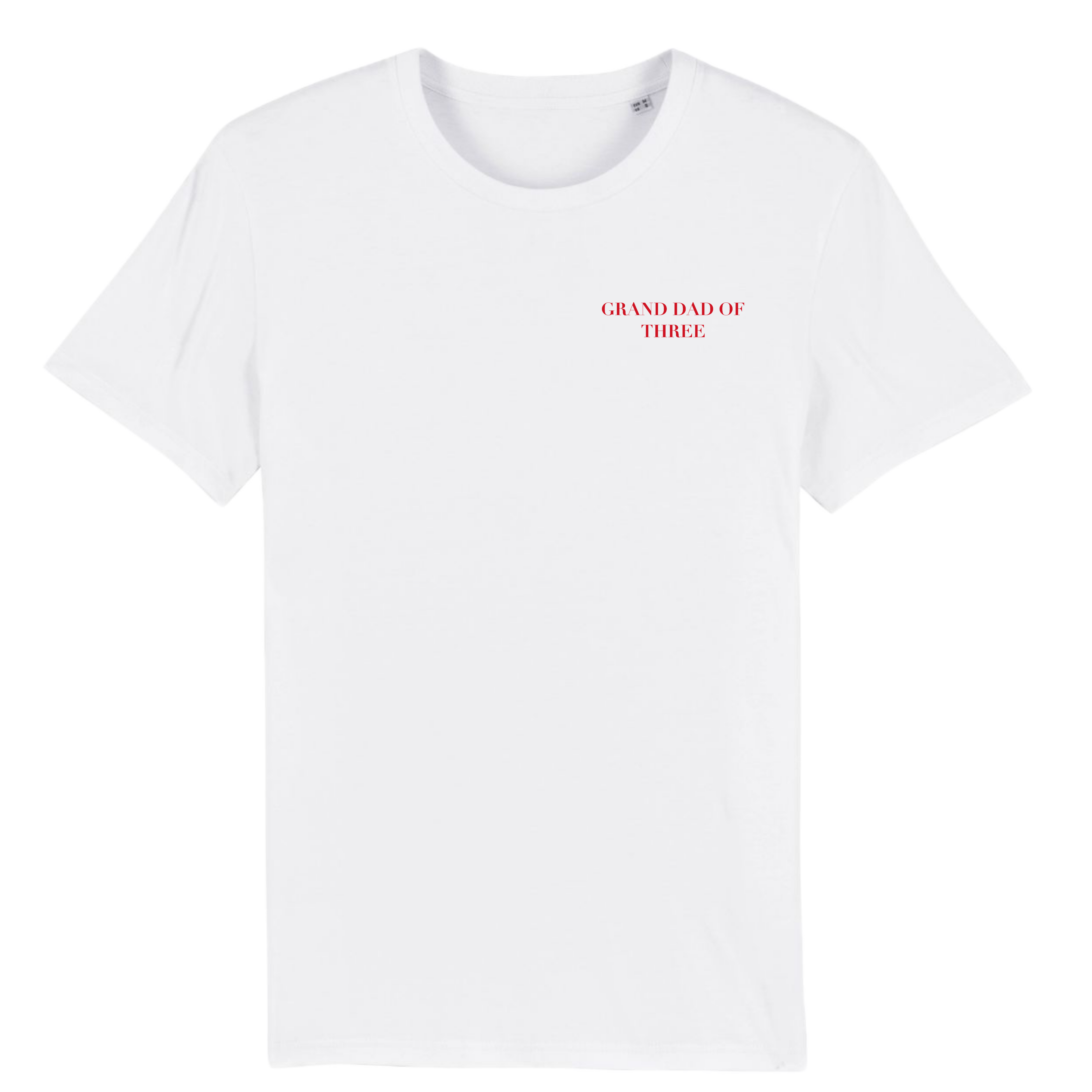 T-SHIRT BLANC BRODÉ GRAND DAD OF...