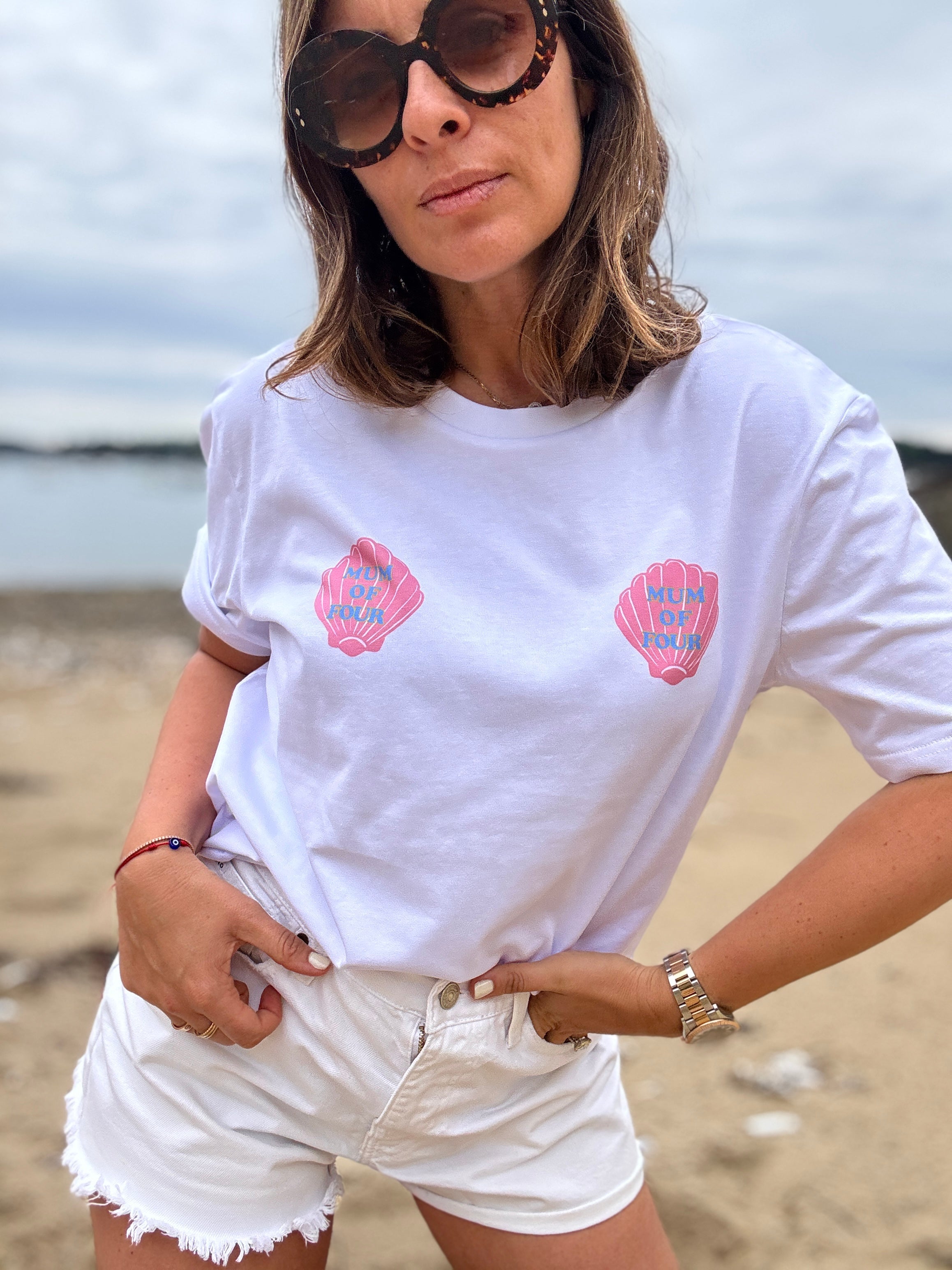 A T Shirt SHELLFISH MUM OF FOUR