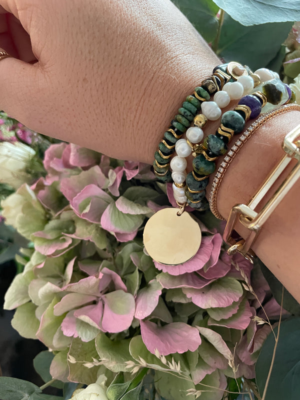 Bracelet ALMA x MÉDAILLE GRAVÉE