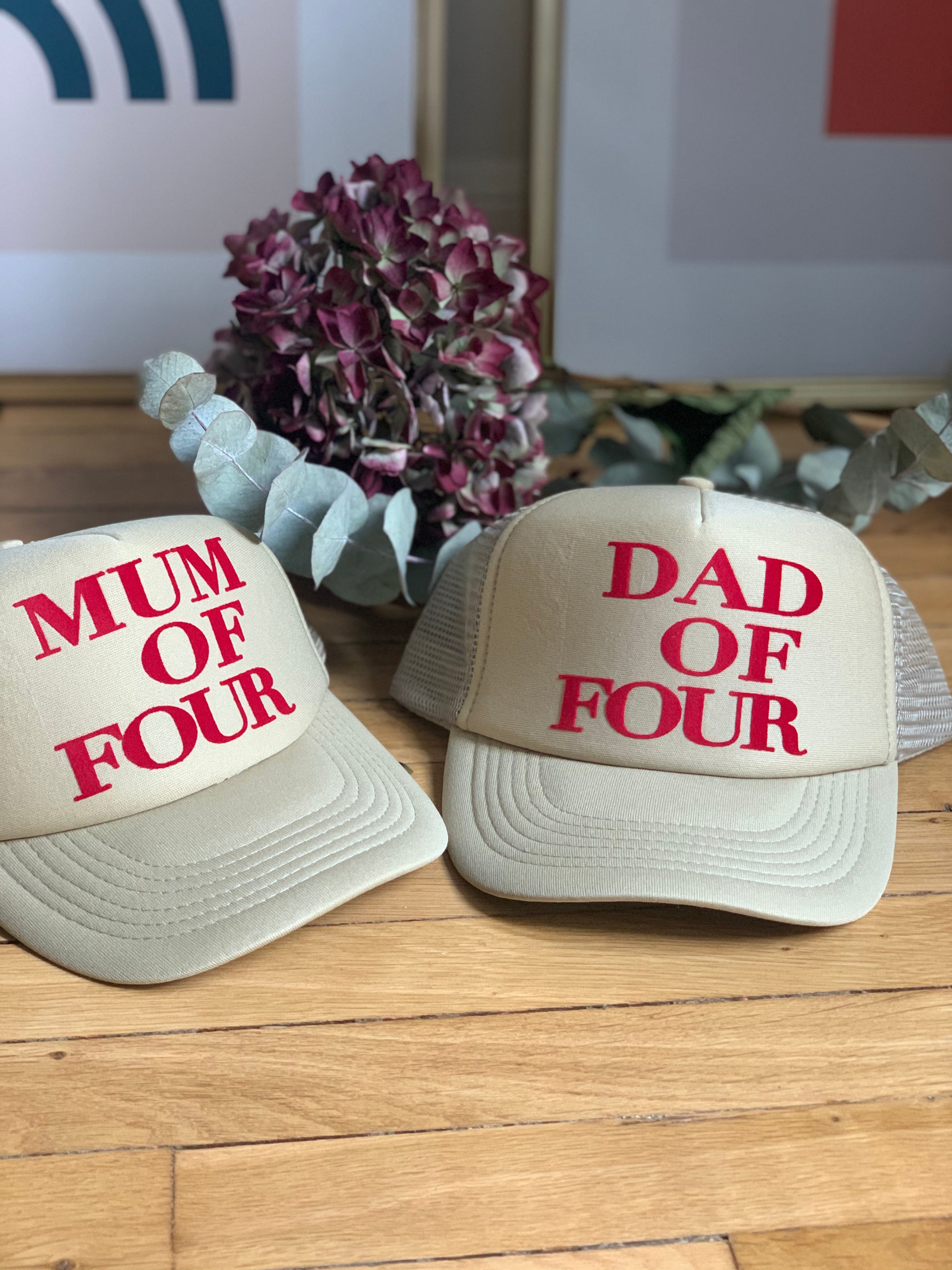 DAD OF CAP - SAND - Available for DAD OF ONE, TWO, THREE...