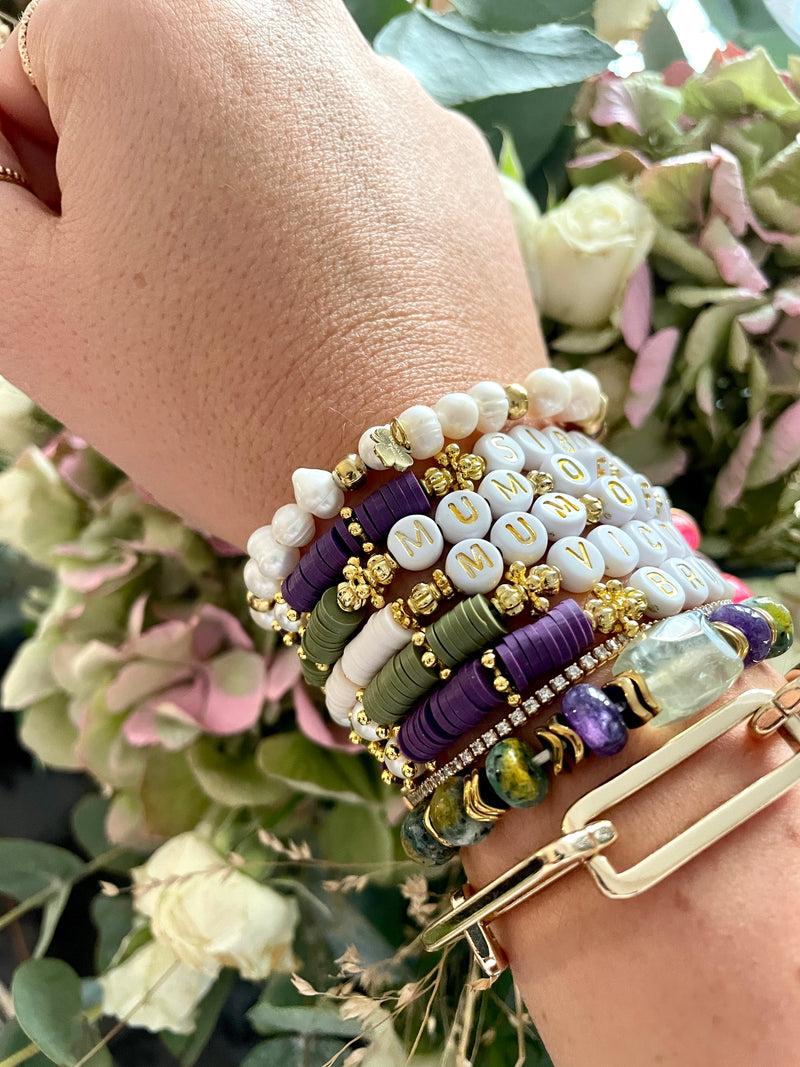 BRACELETS PERSONNALISABLES LILA X3