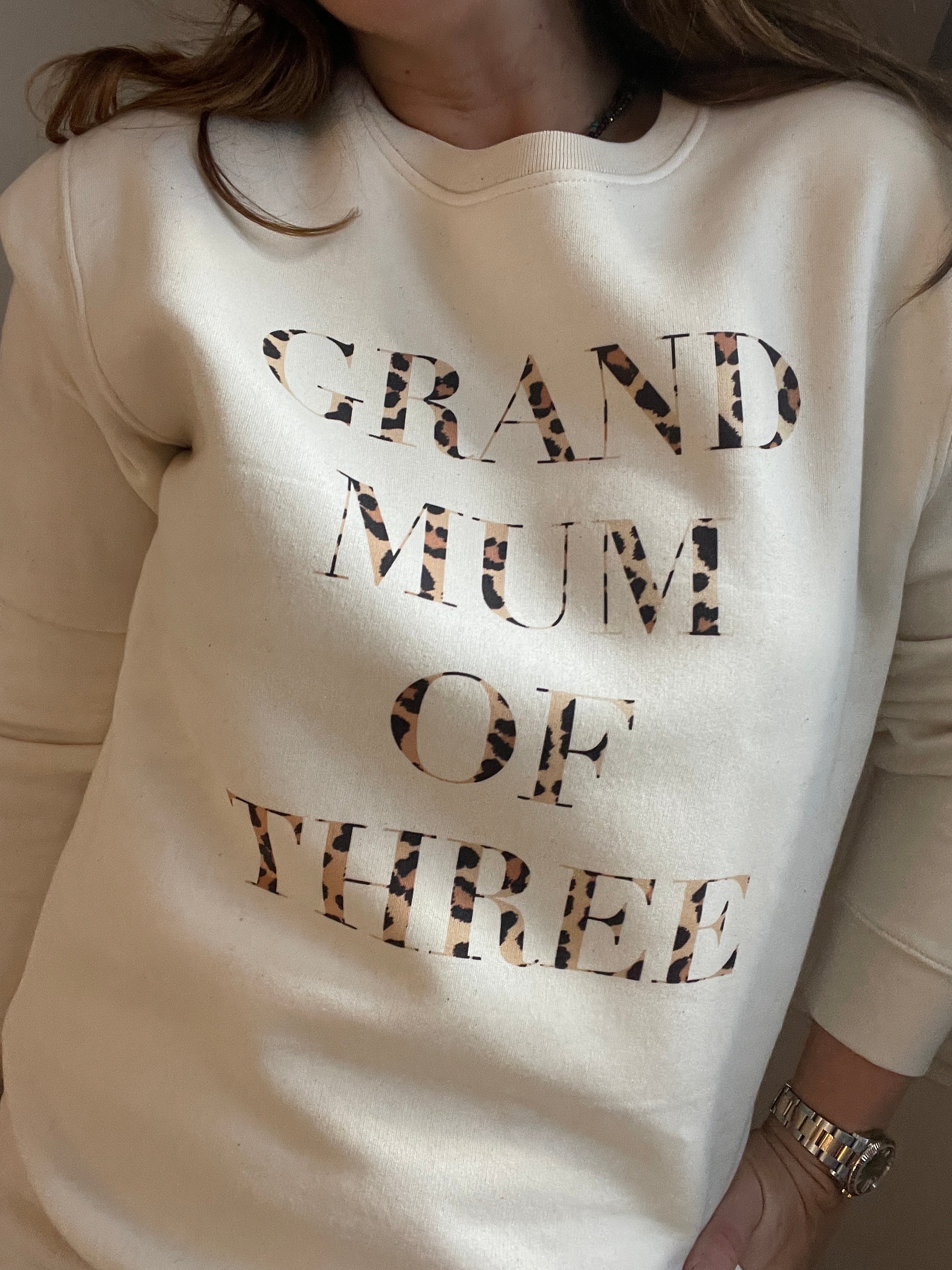 GRANDMUM OF LEOPARD SWEATSHIRT