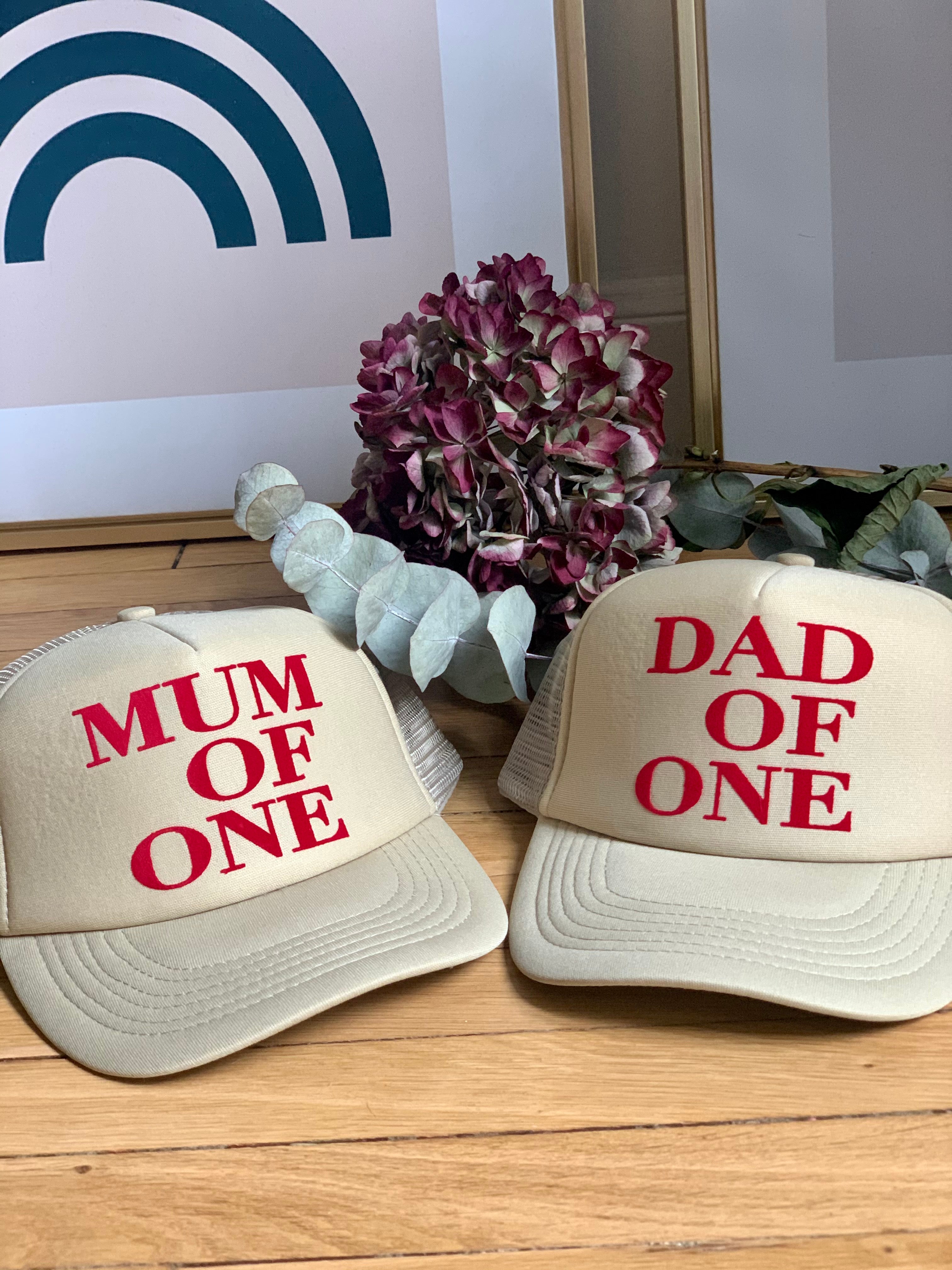 DAD OF CAP - SAND - Available for DAD OF ONE, TWO, THREE...