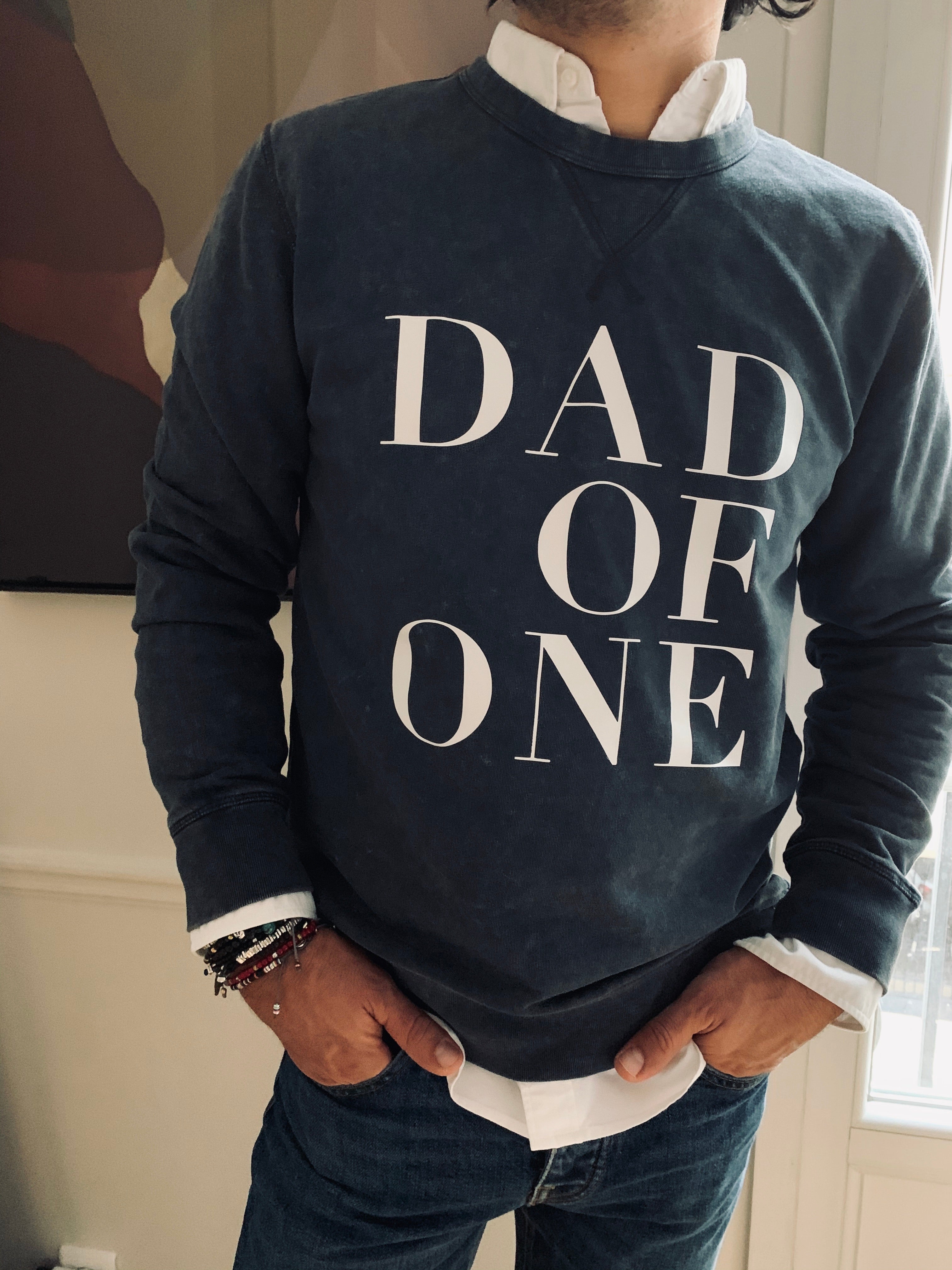 SWEAT SHIRT DAD OF VINTAGE ANTHRACITE