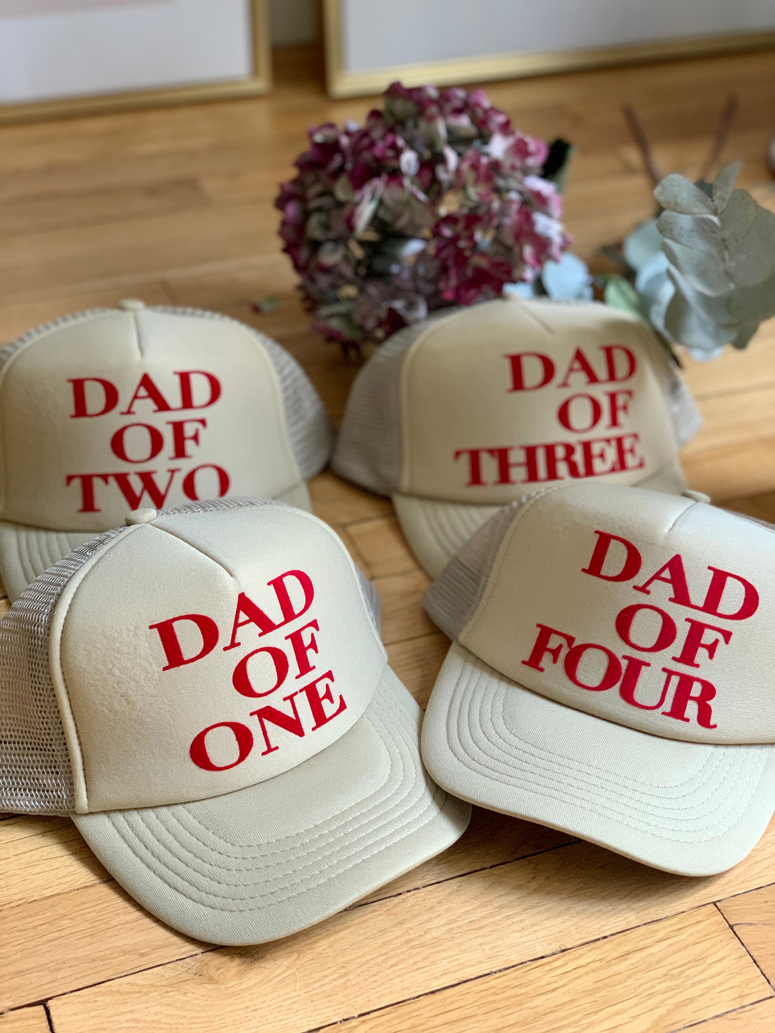 DAD OF CAP - SAND - Available for DAD OF ONE, TWO, THREE...