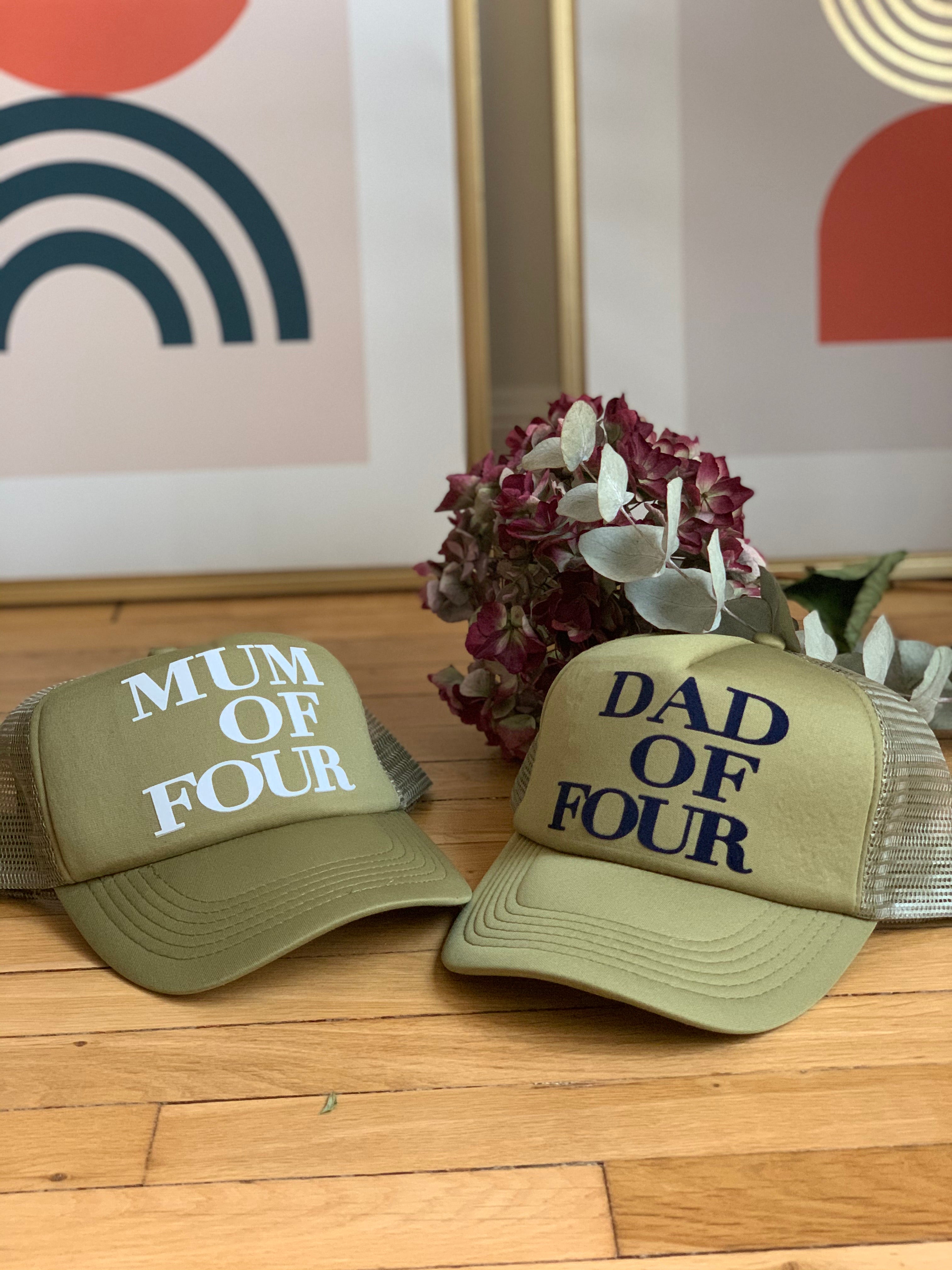 DAD OF CAP - KHAKI - Available for DAD OF ONE, TWO, THREE...