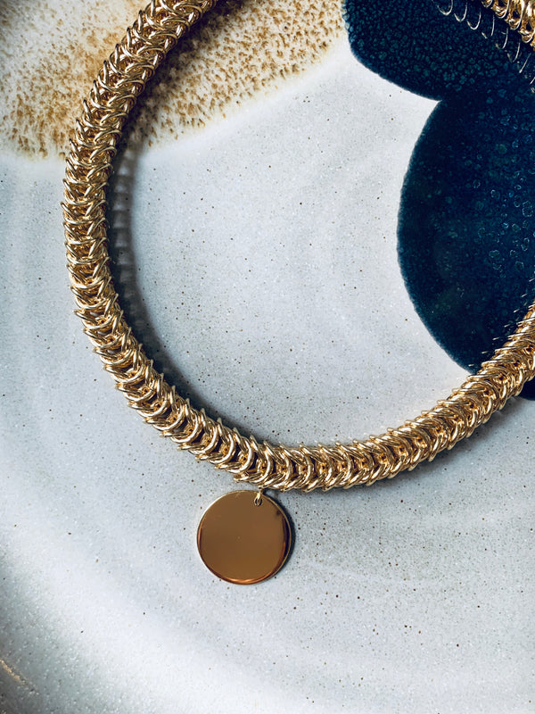 Collier OLYMPE X MÉDAILLE PERSONNALISABLE