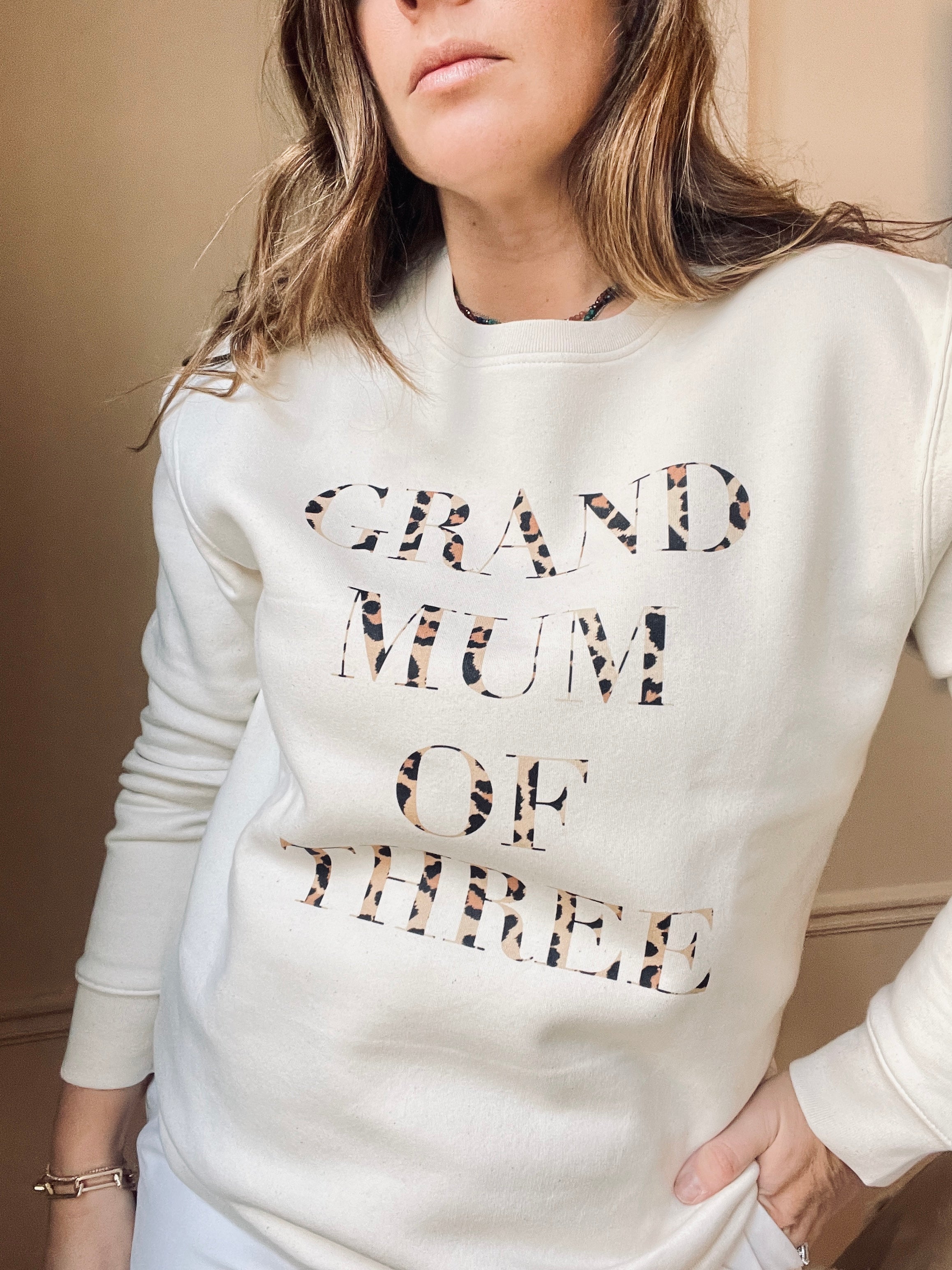 GRANDMUM OF LEOPARD SWEATSHIRT