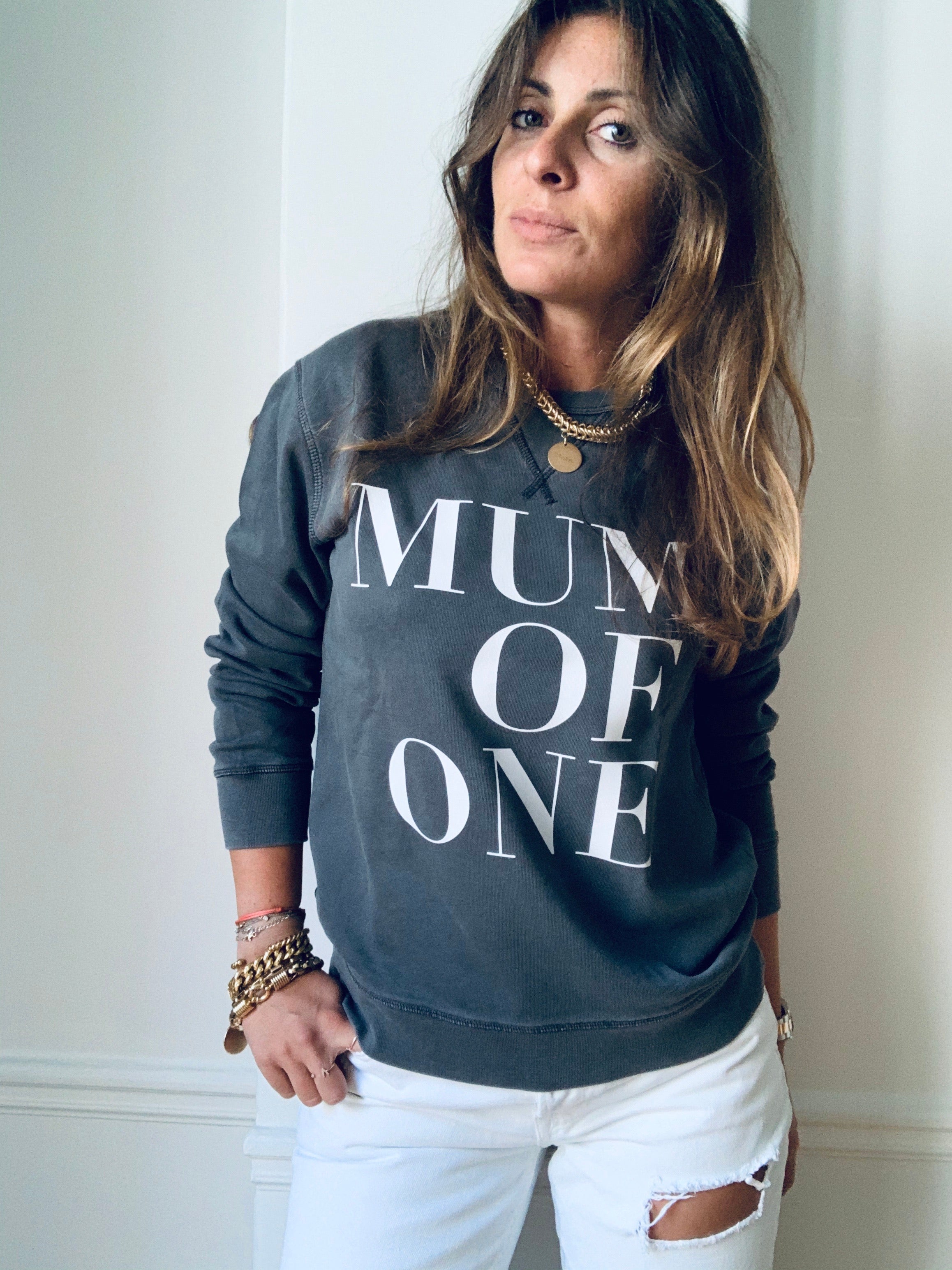 MUM OF VINTAGE ANTHRACITE SWEATSHIRT