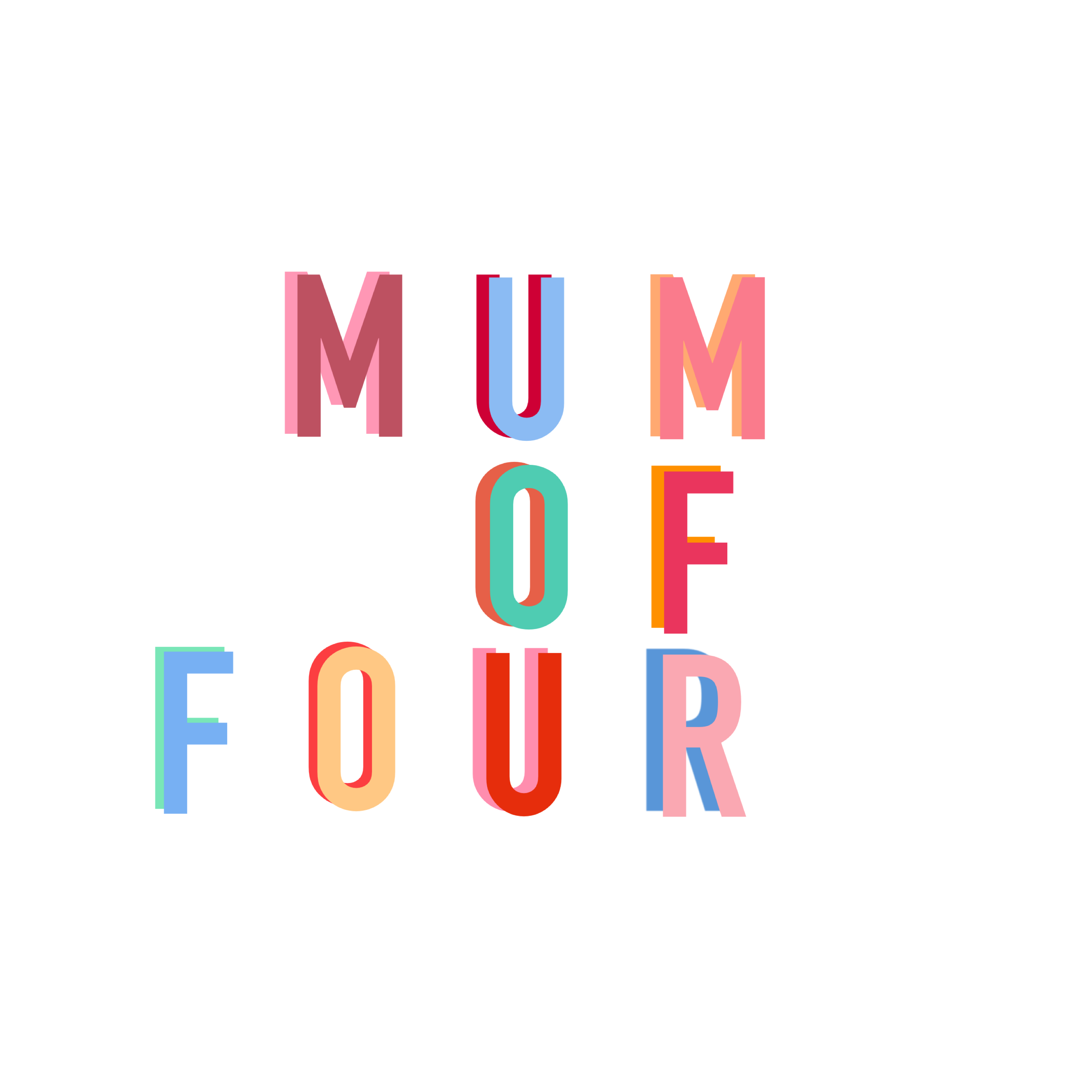 COLORFUL T-SHIRT MUM OF ONE, MUM OF TWO, THREE, FOUR...