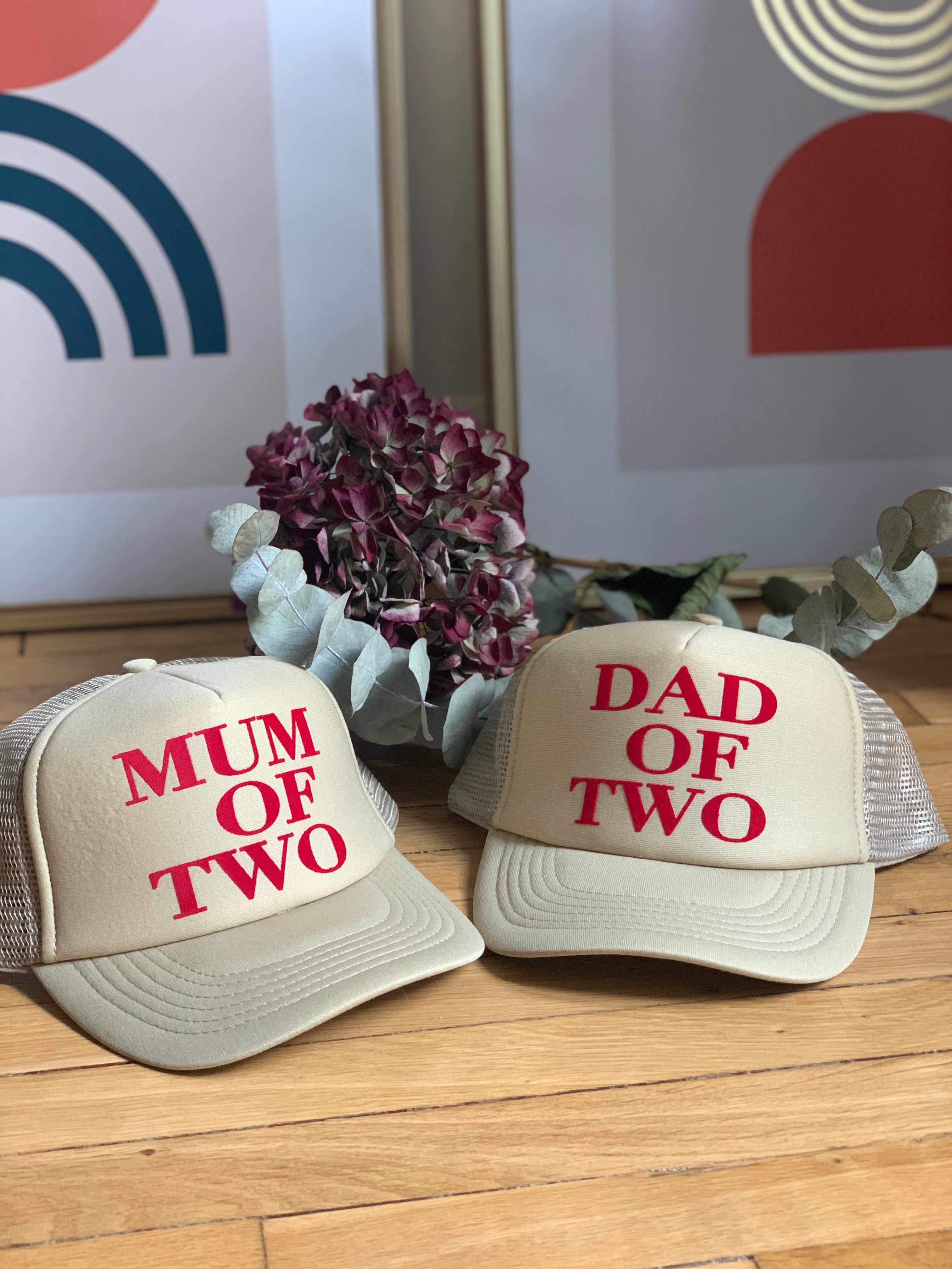 DAD OF CAP - SAND - Available for DAD OF ONE, TWO, THREE...