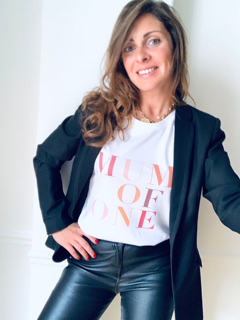 T-SHIRT MUM OF ONE LIMITED EDITION