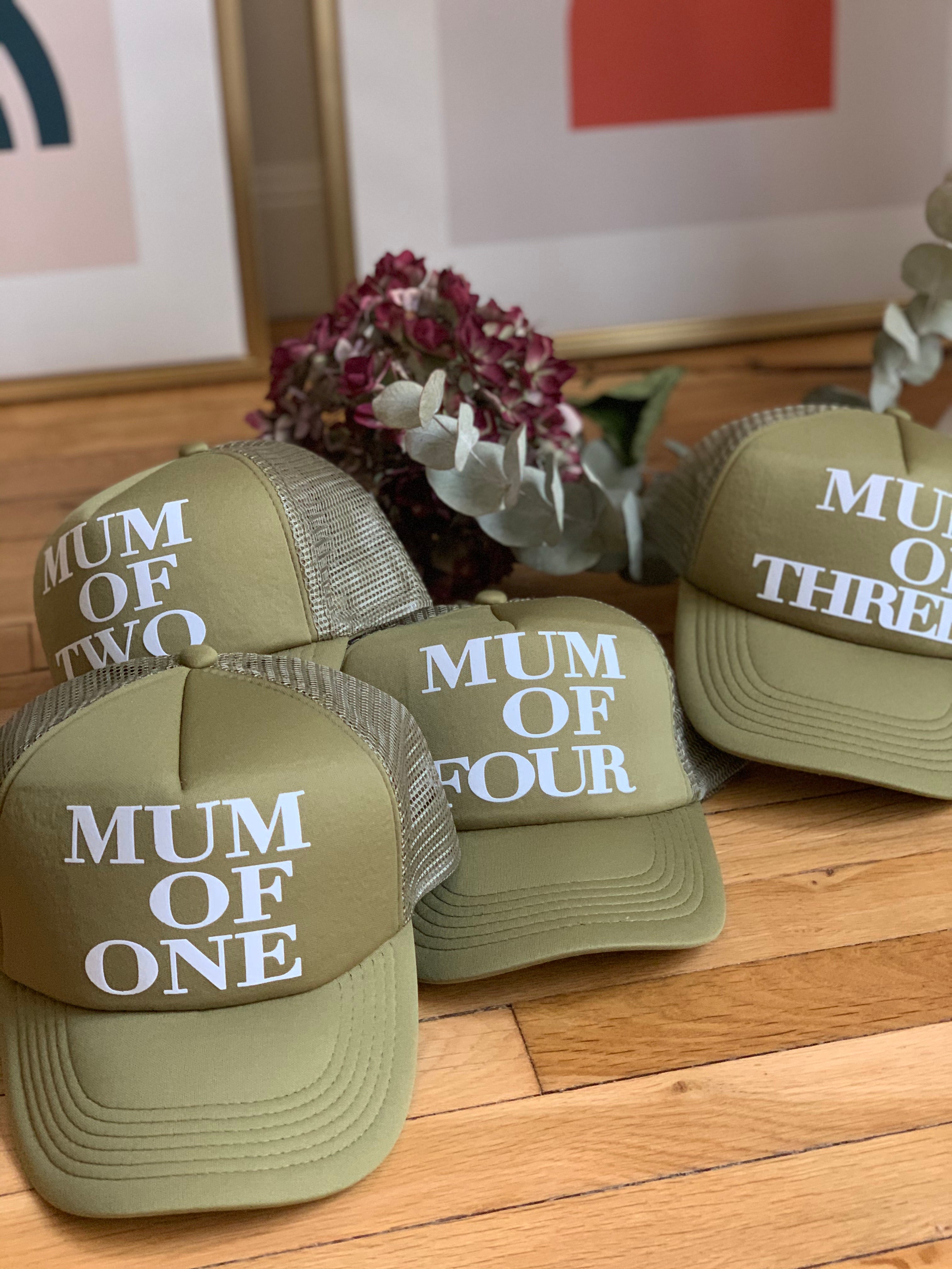 MUM OF CAP - KHAKI - Available for MUM OF ONE, TWO, THREE...