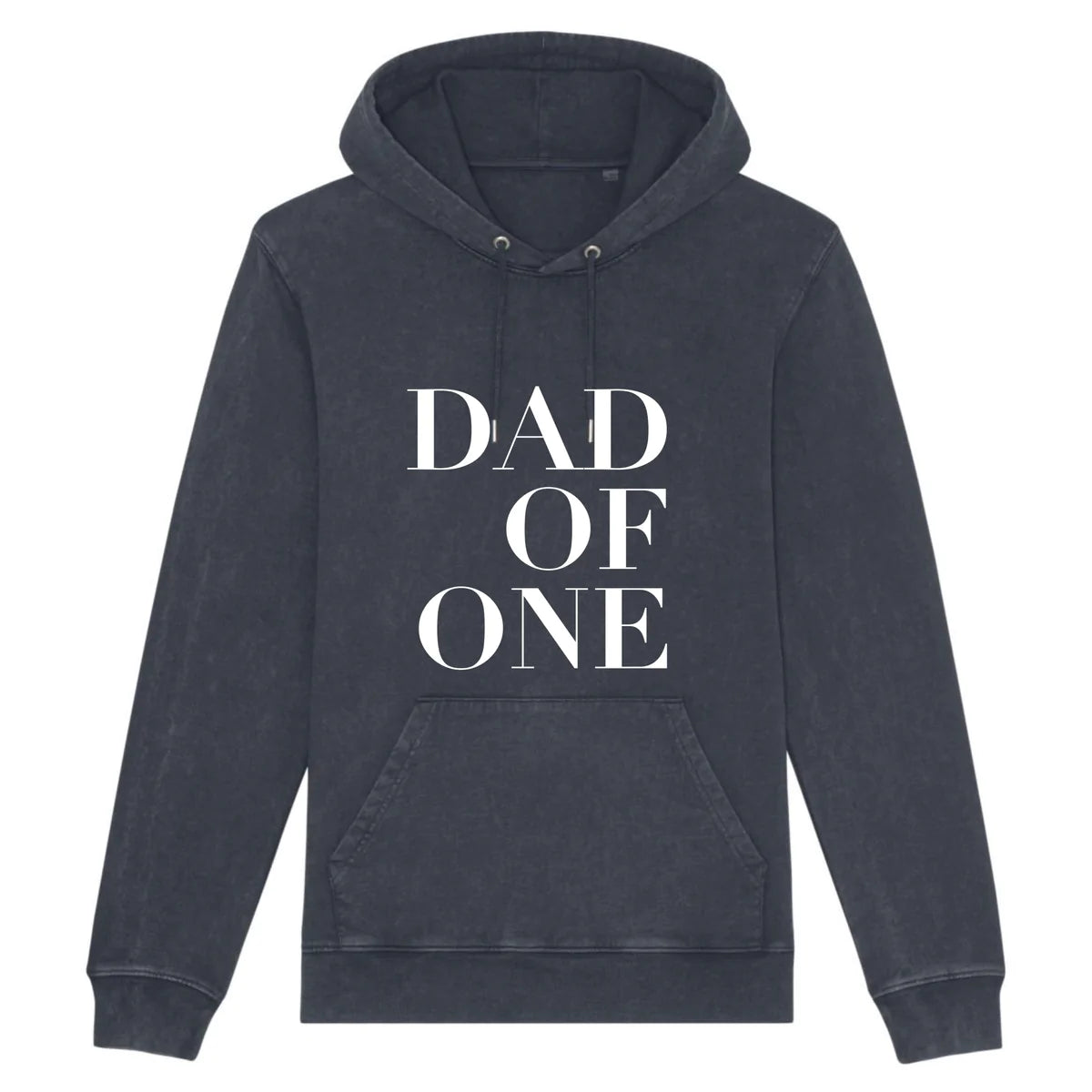 A DAD OF ONE ANTHRACITE GRAY HOODIE