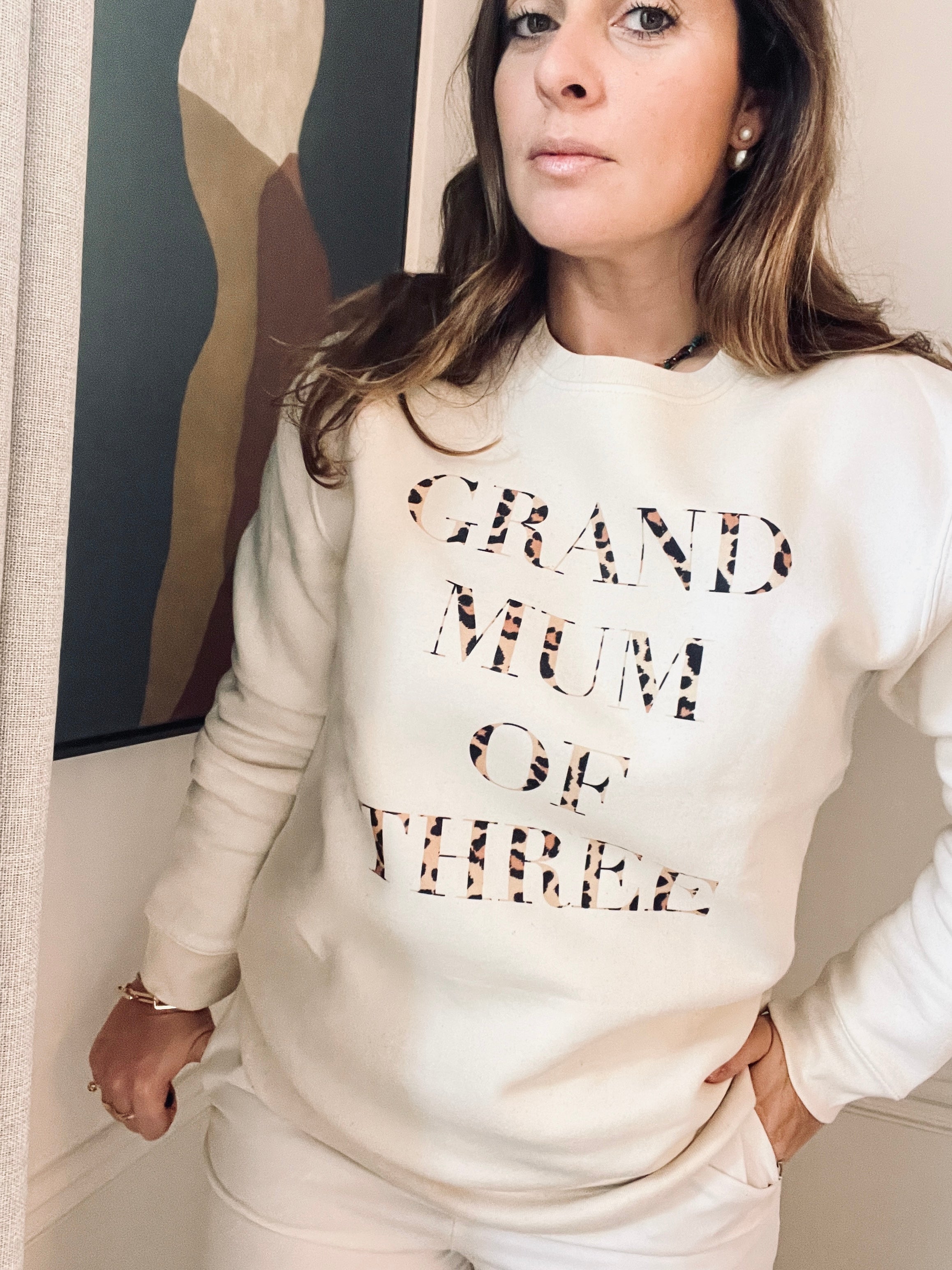 GRANDMUM OF LEOPARD SWEATSHIRT